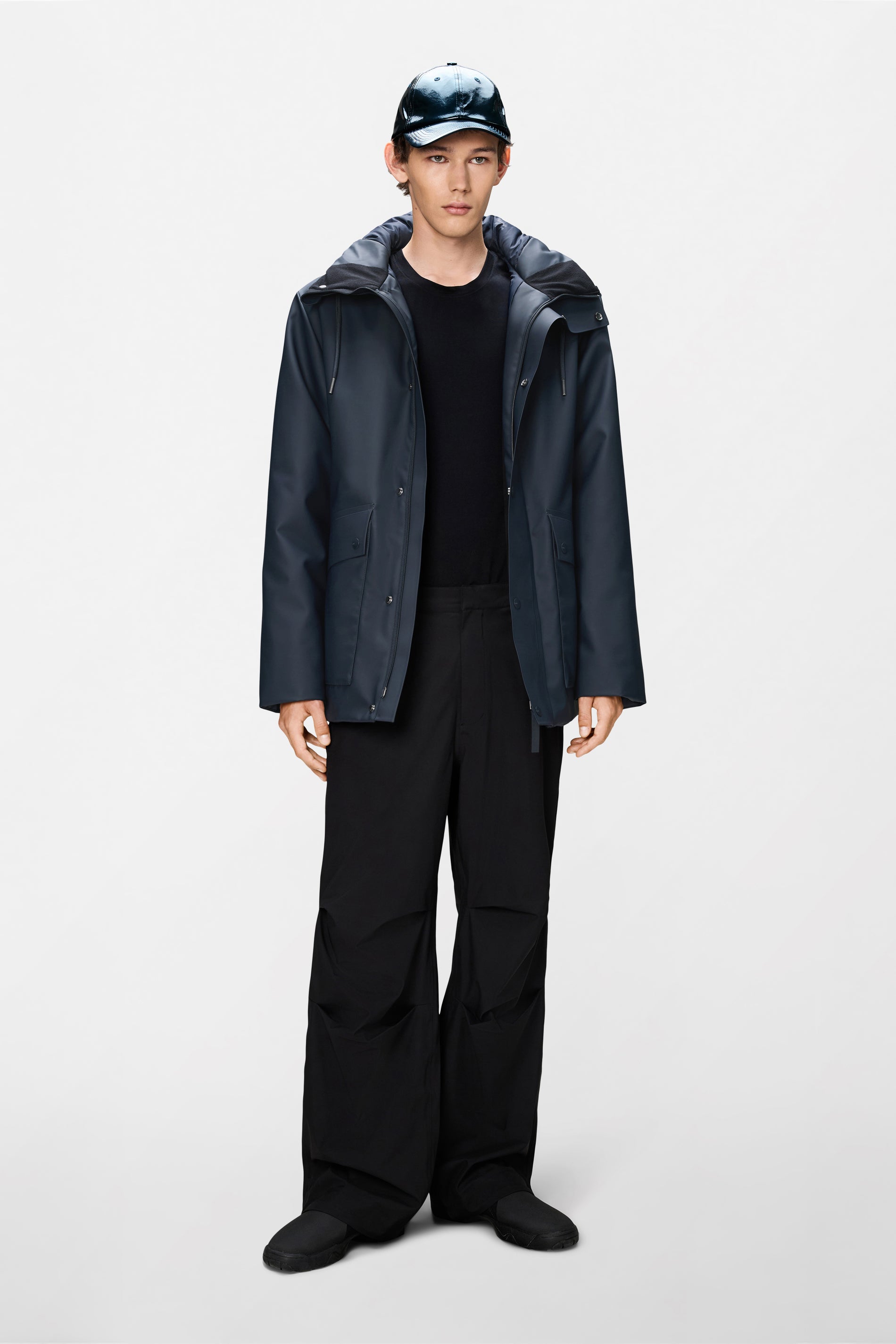 RAINS Nome Parka Navy Jacket