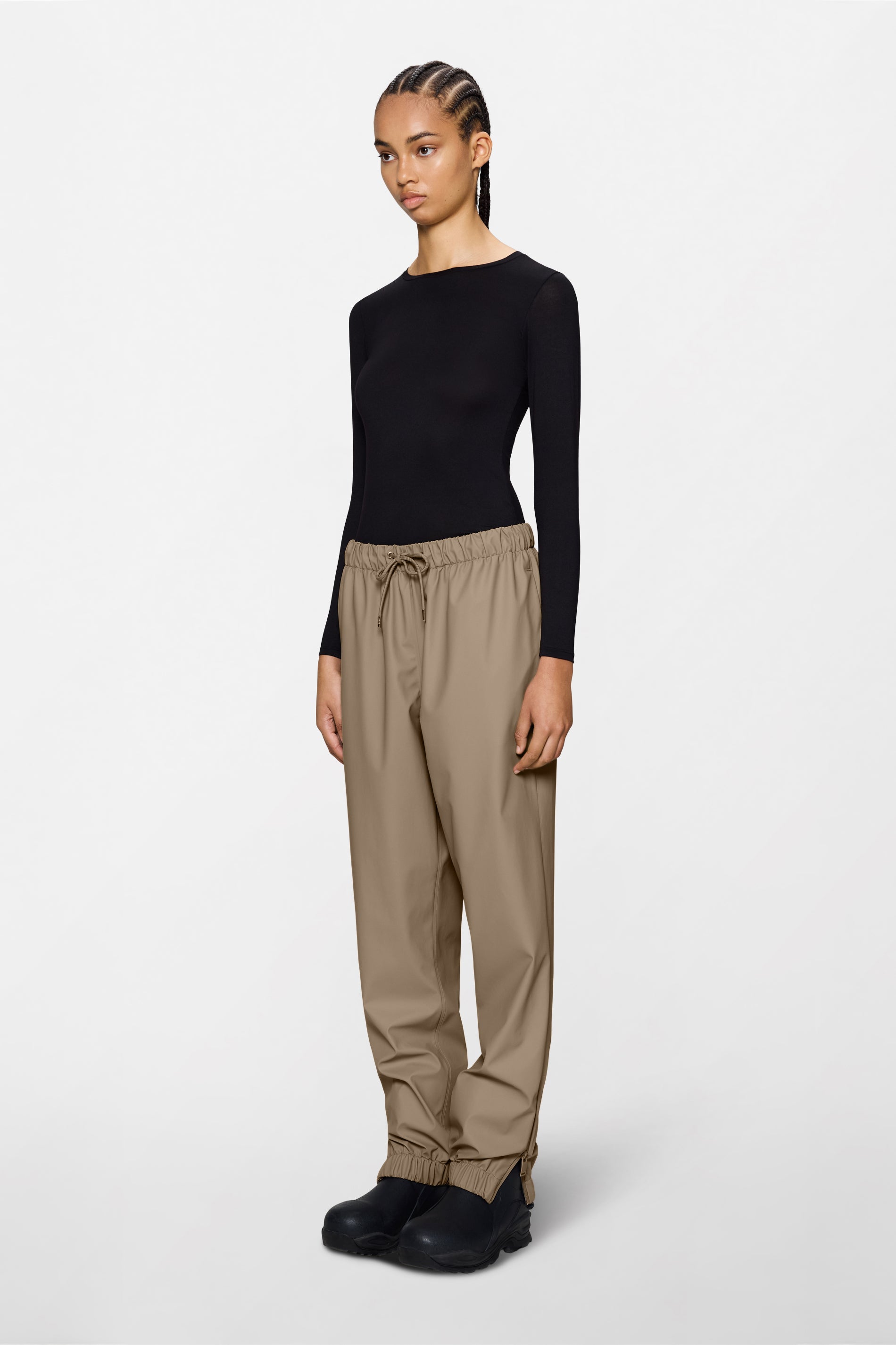 RAINS Rain Pants Regular Beige Pants