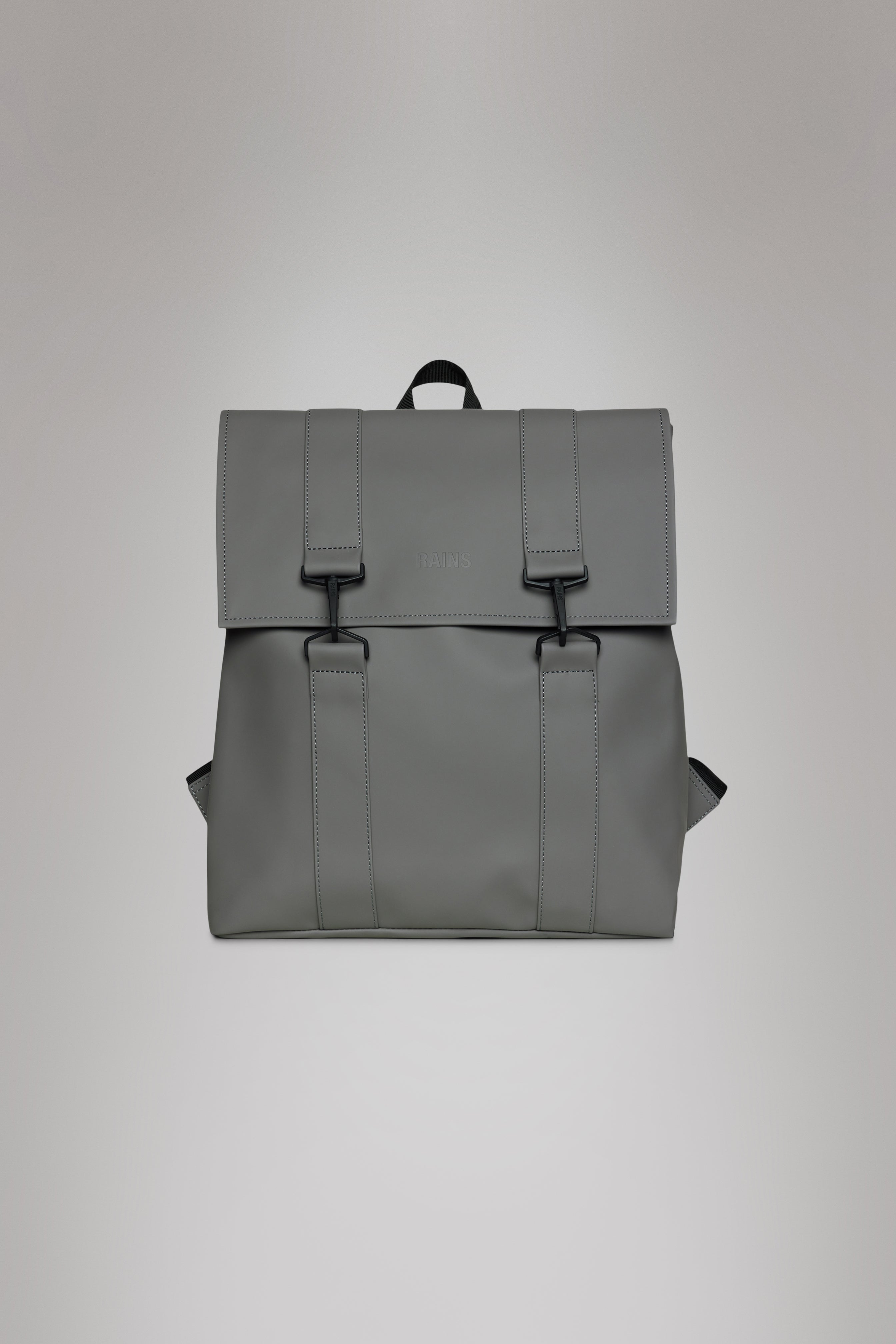 RAINS MSN Bag Grey 21L H40 x D15 x W35 cm Backpack