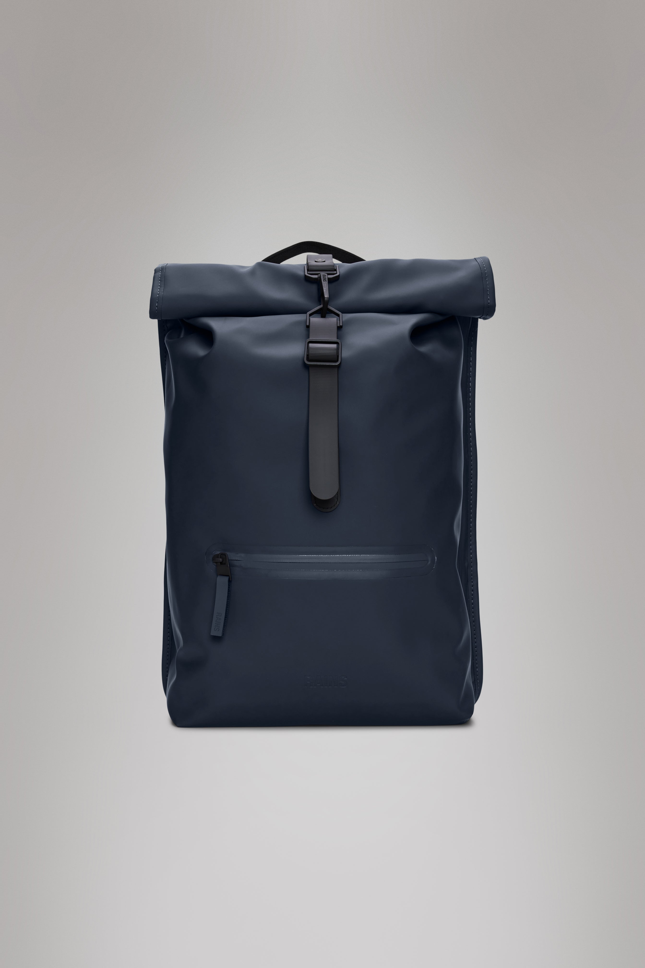 RAINS Rolltop Rucksack Navy 17L H48 x D11 x W32 cm Backpack