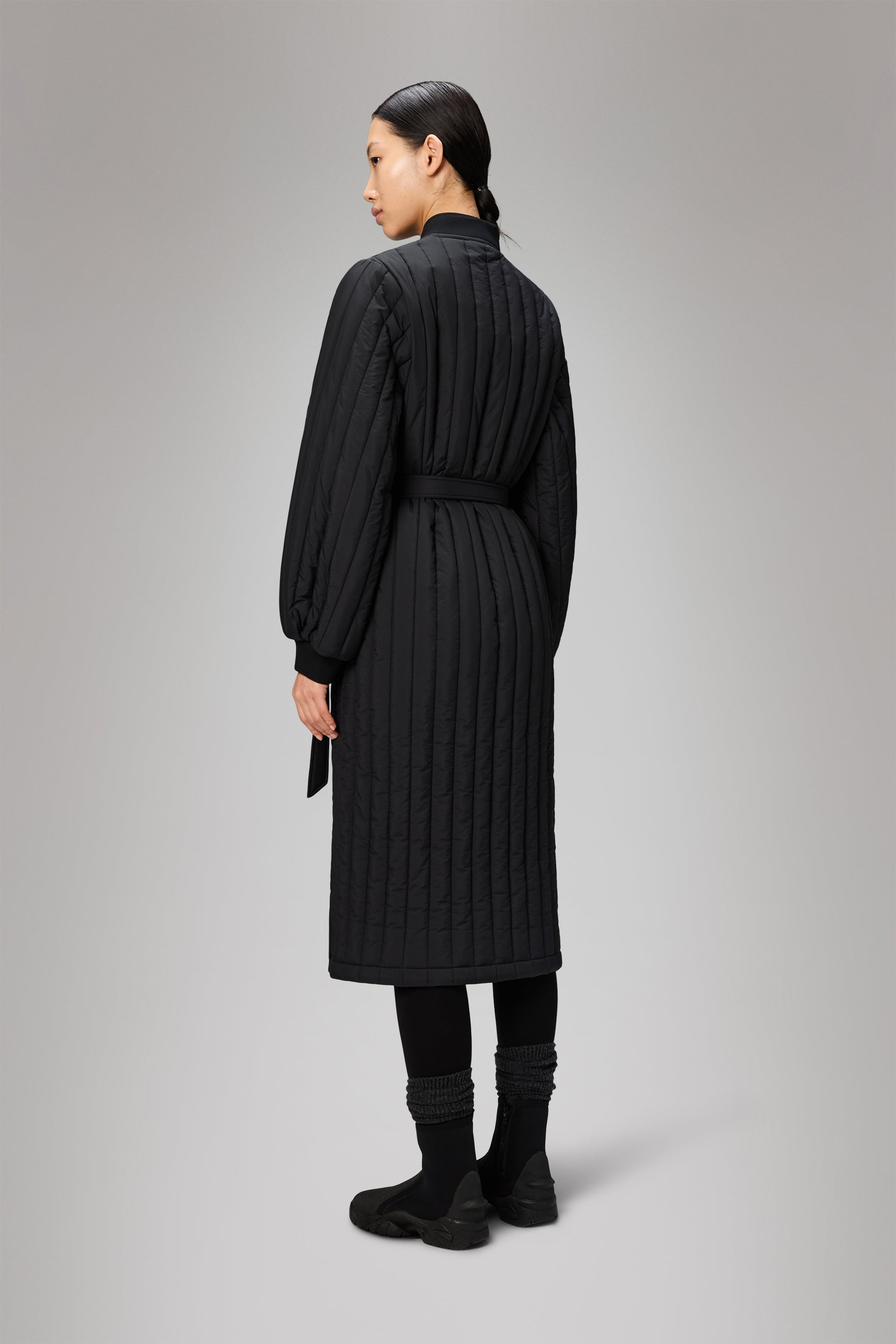 RAINS Banja Liner W Coat Black Jacket