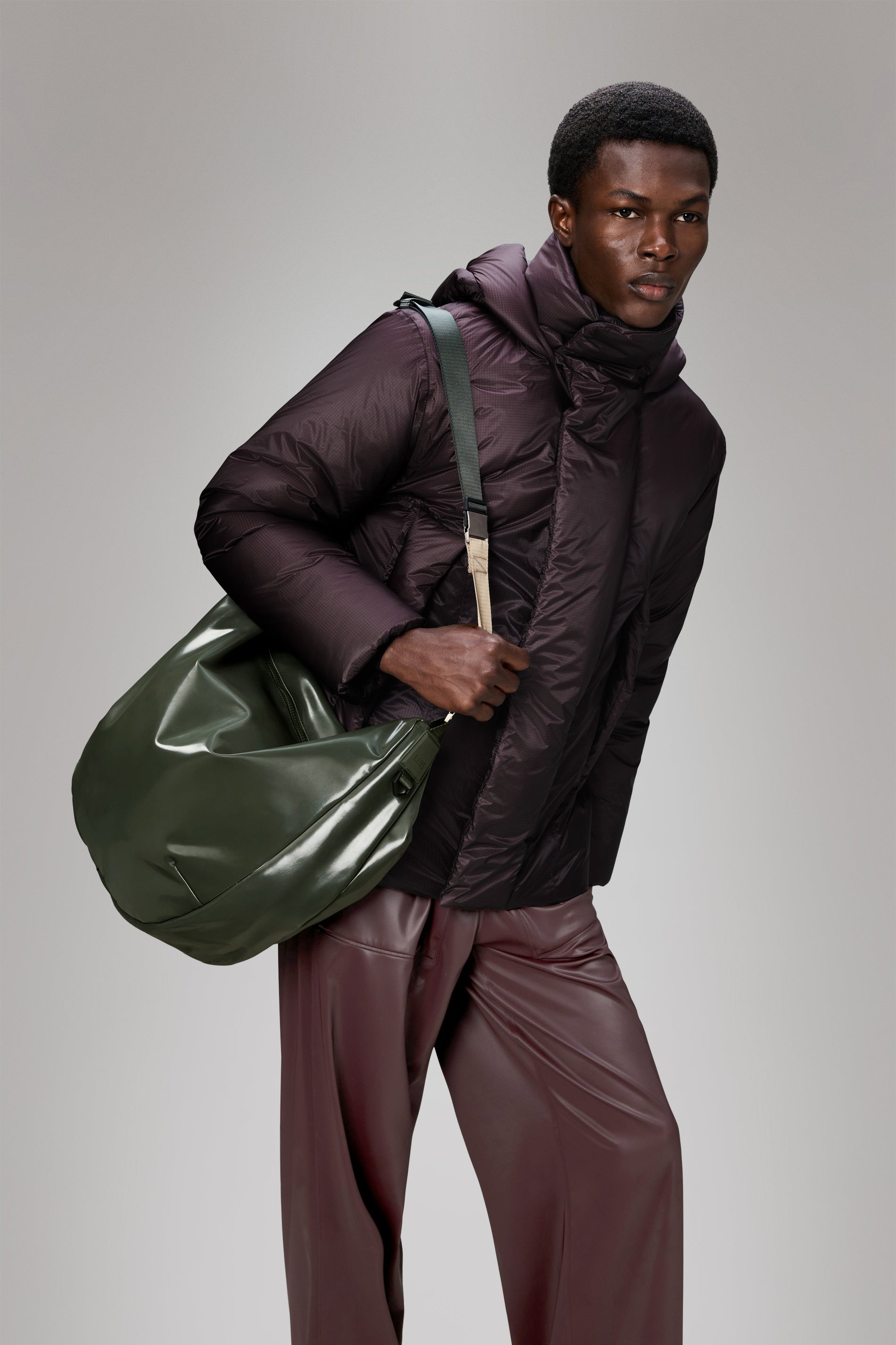 RAINS Valera Shoulder Bag Large Swamp Crossbody