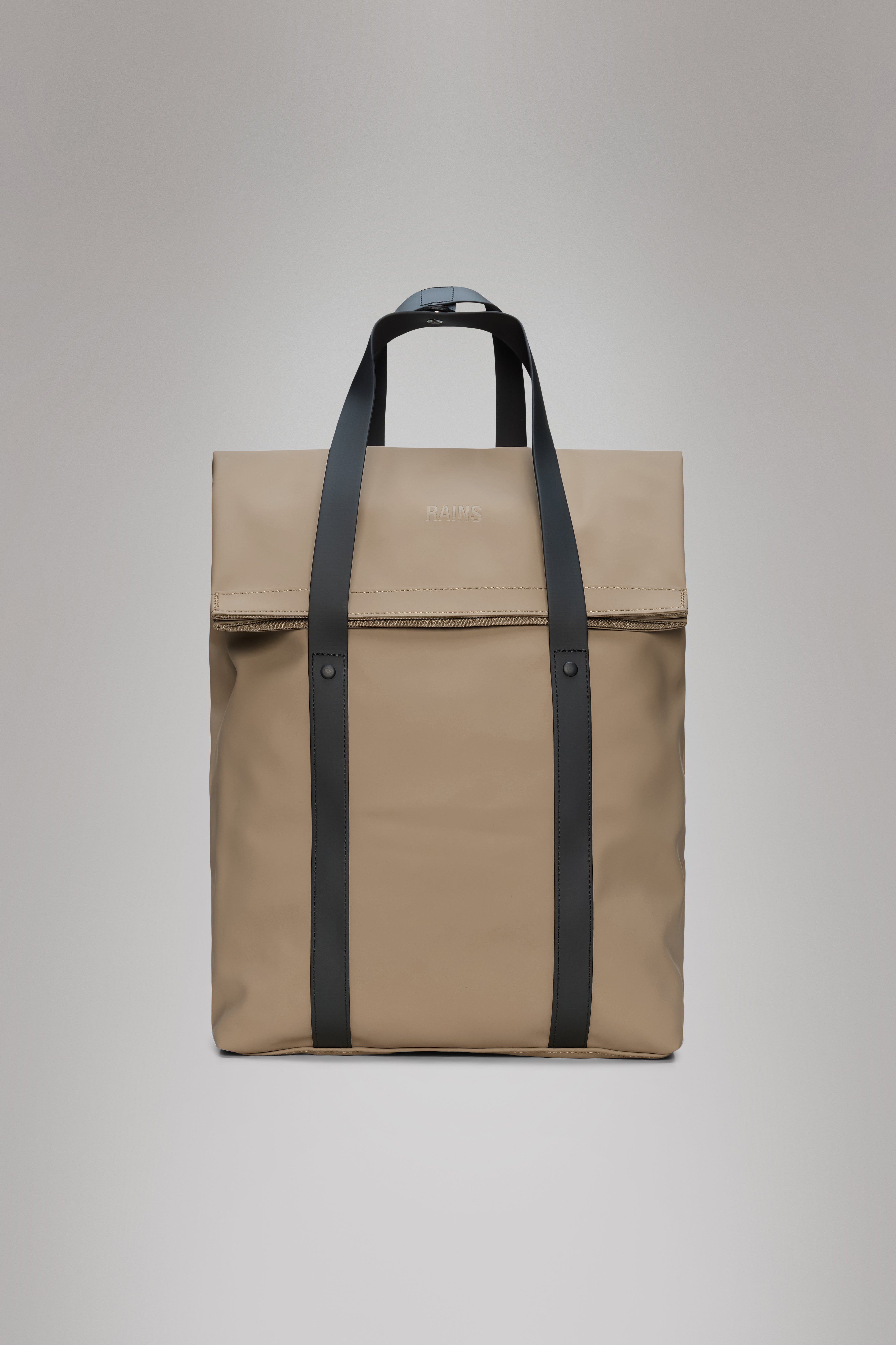 RAINS 2 Way Tote Backpack Beige 15L H58 x D12 x W33 cm Backpack