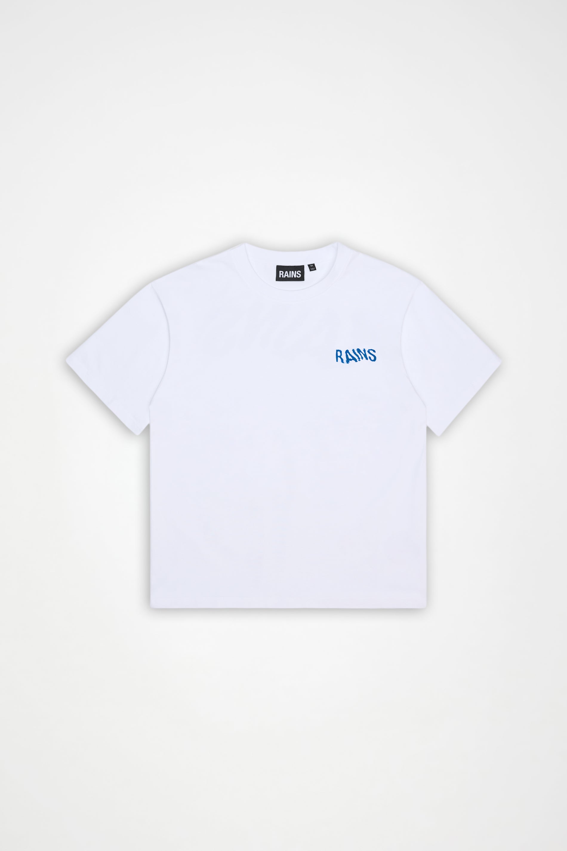 RAINS Classic T-shirt Ripple White Short Sleeve