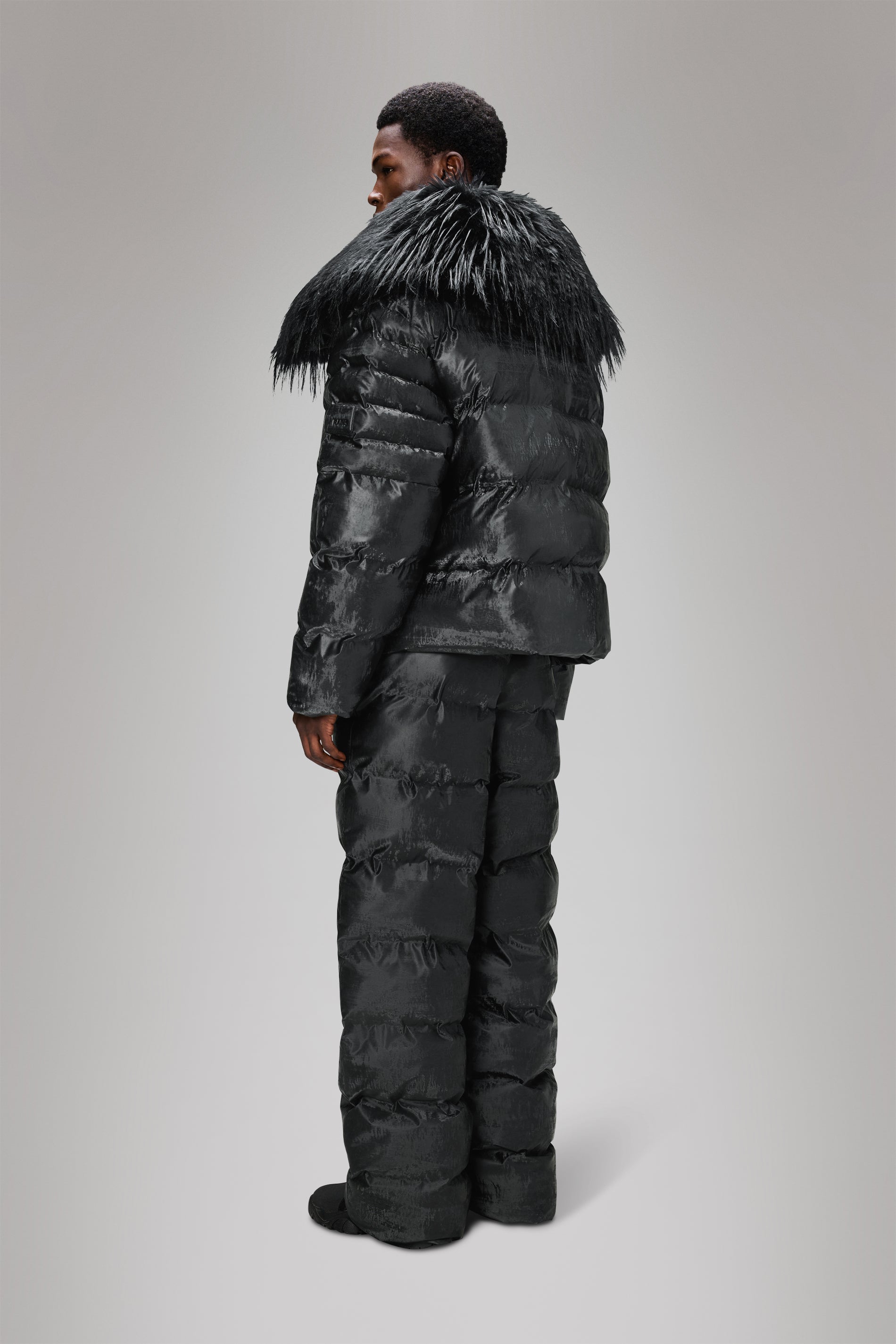 Rains Alta Vision Fleece Jacket Coal Jacket