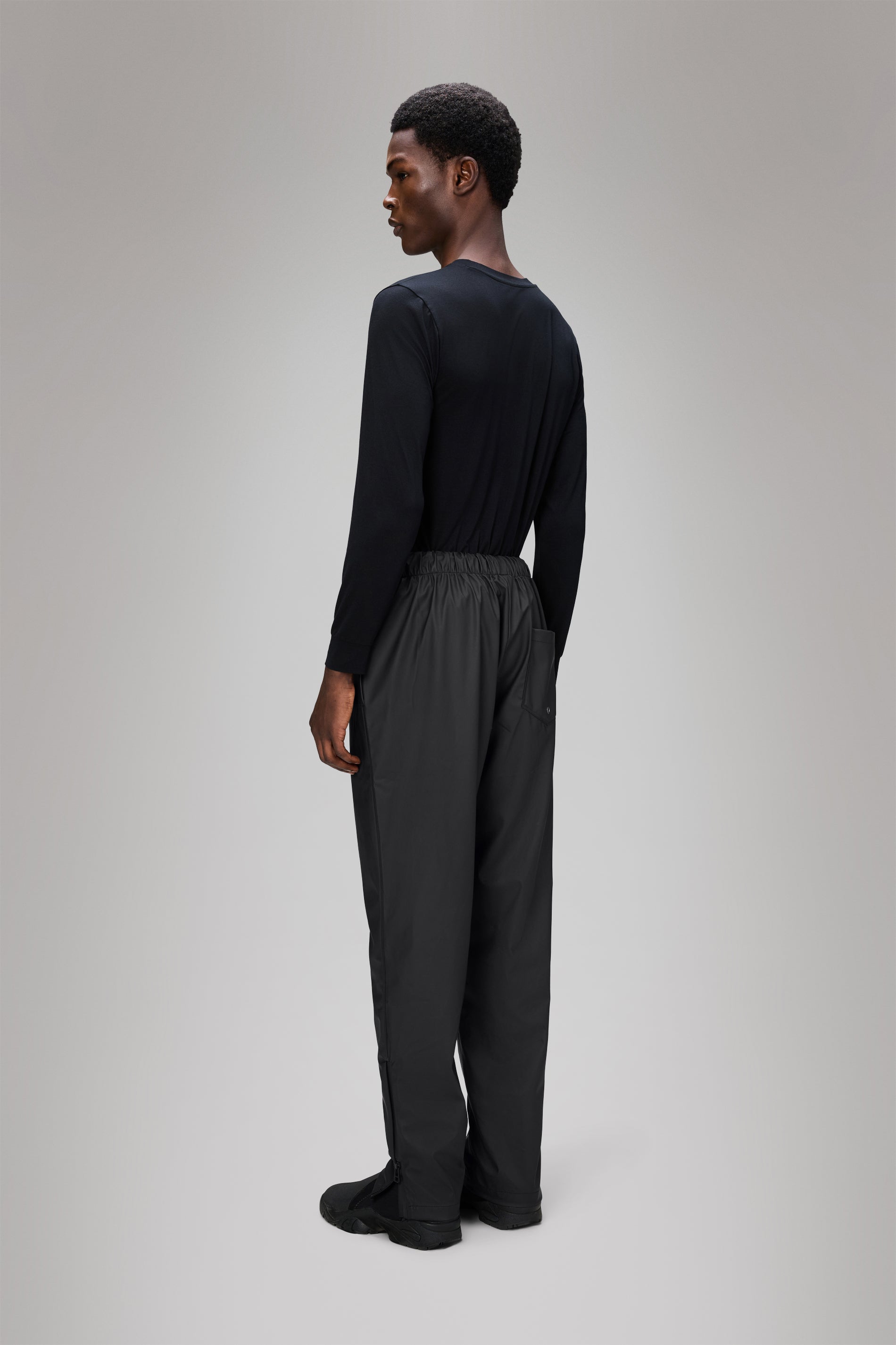 RAINS Rain Pants Slim Black Pants