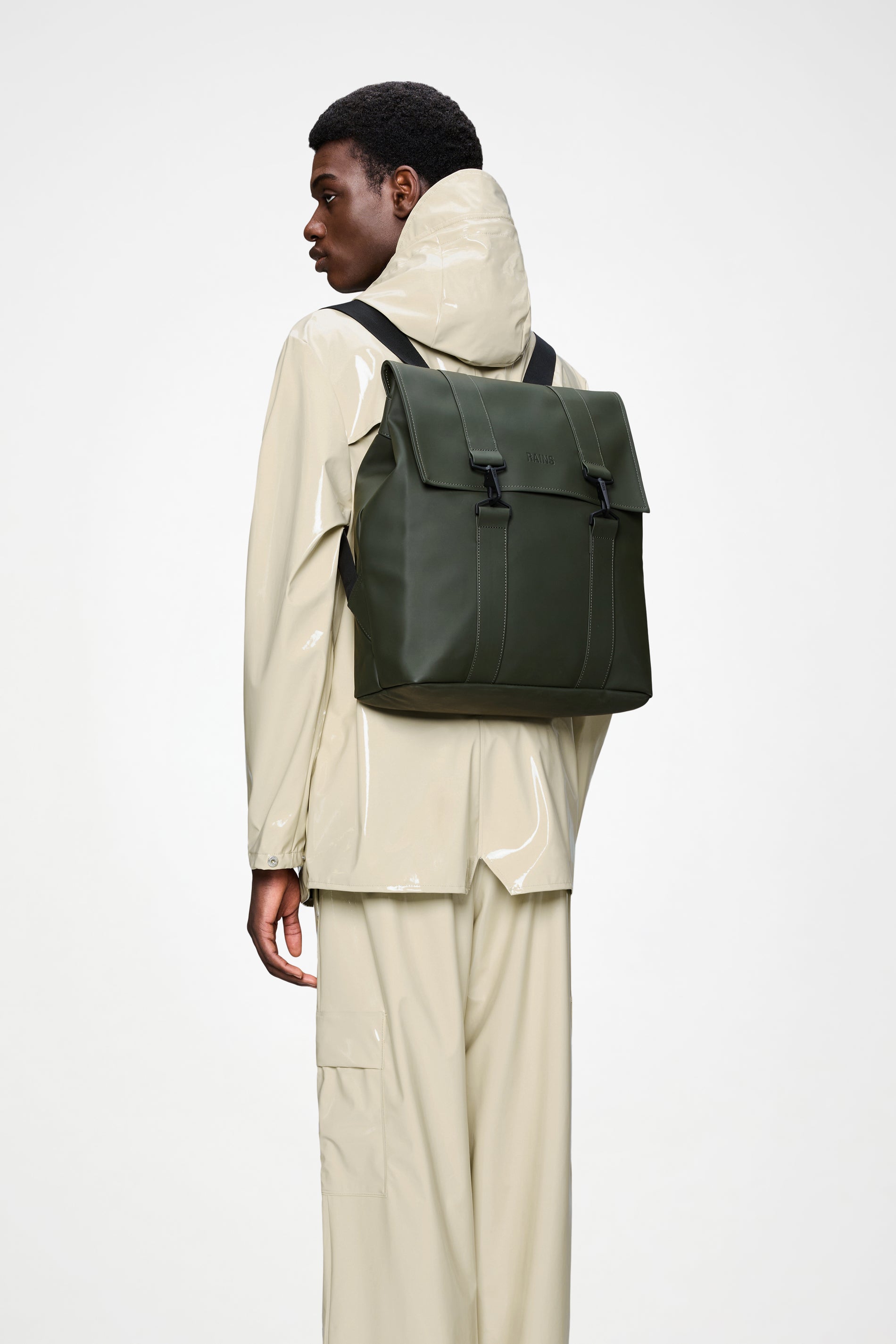 RAINS MSN Bag Green Backpack