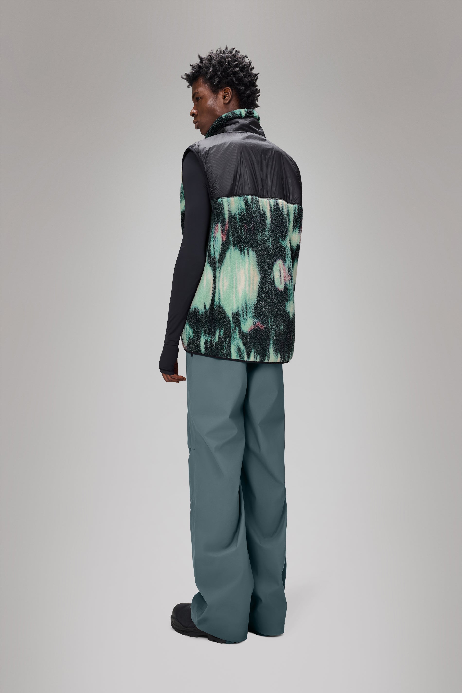 RAINS Yermo Fleece Vest Blur Vest