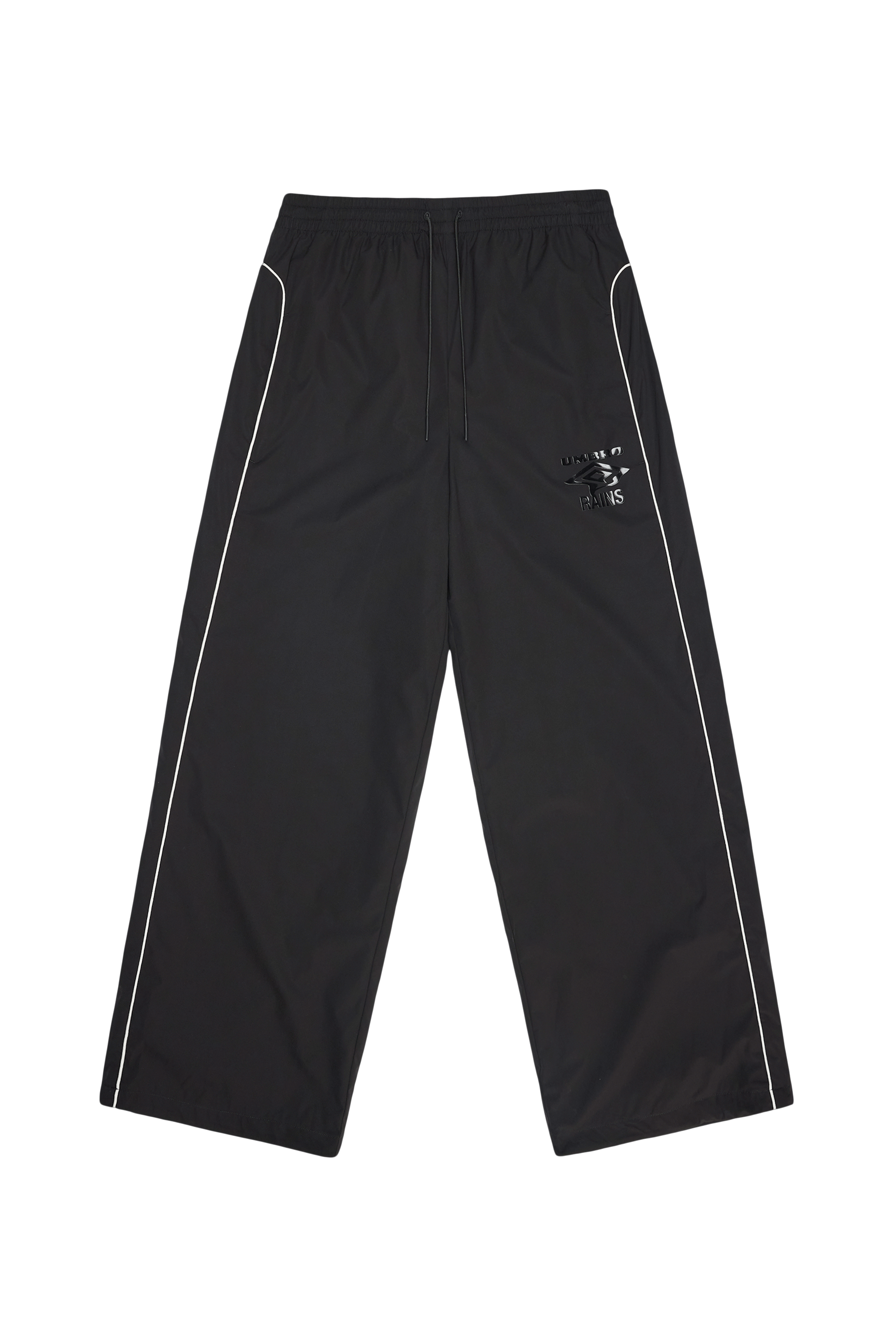 RAINS Rains x Umbro Drill Pants Wide Black Pants