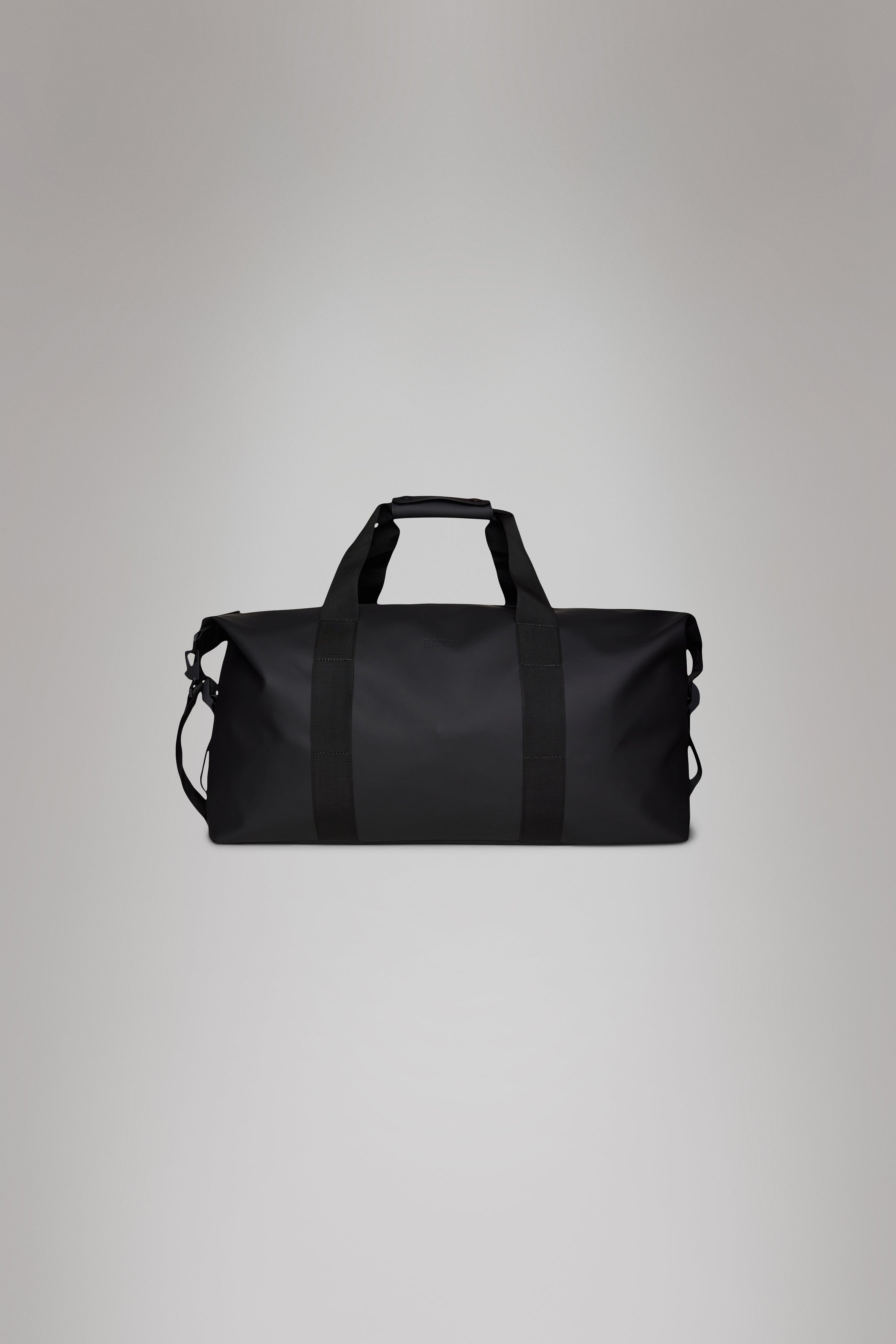 RAINS Hilo Weekend Bag Large Black 47L H40 x D27 x W70 cm Weekender