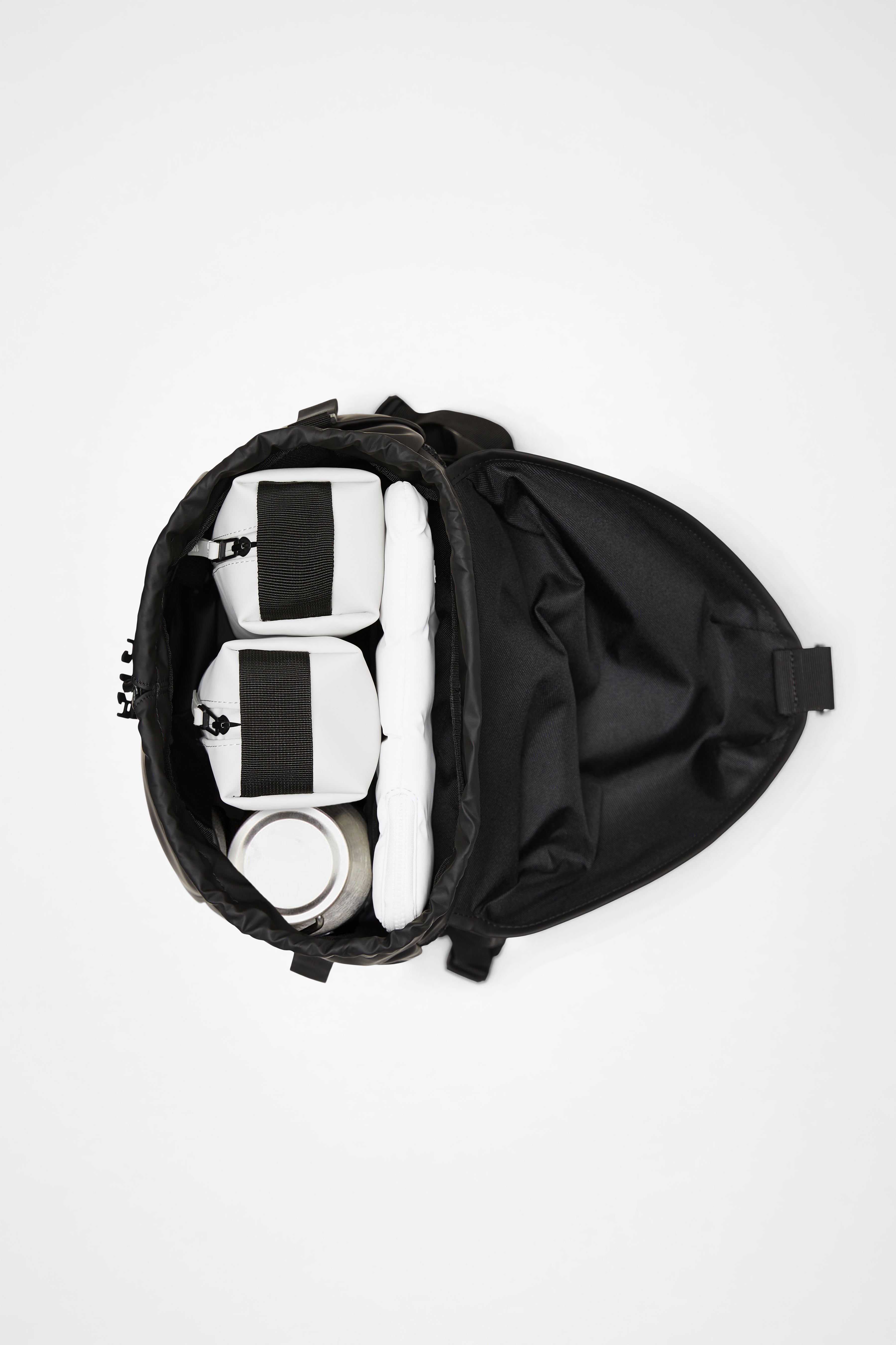 RAINS Valera Bucket Backpack Black Backpack