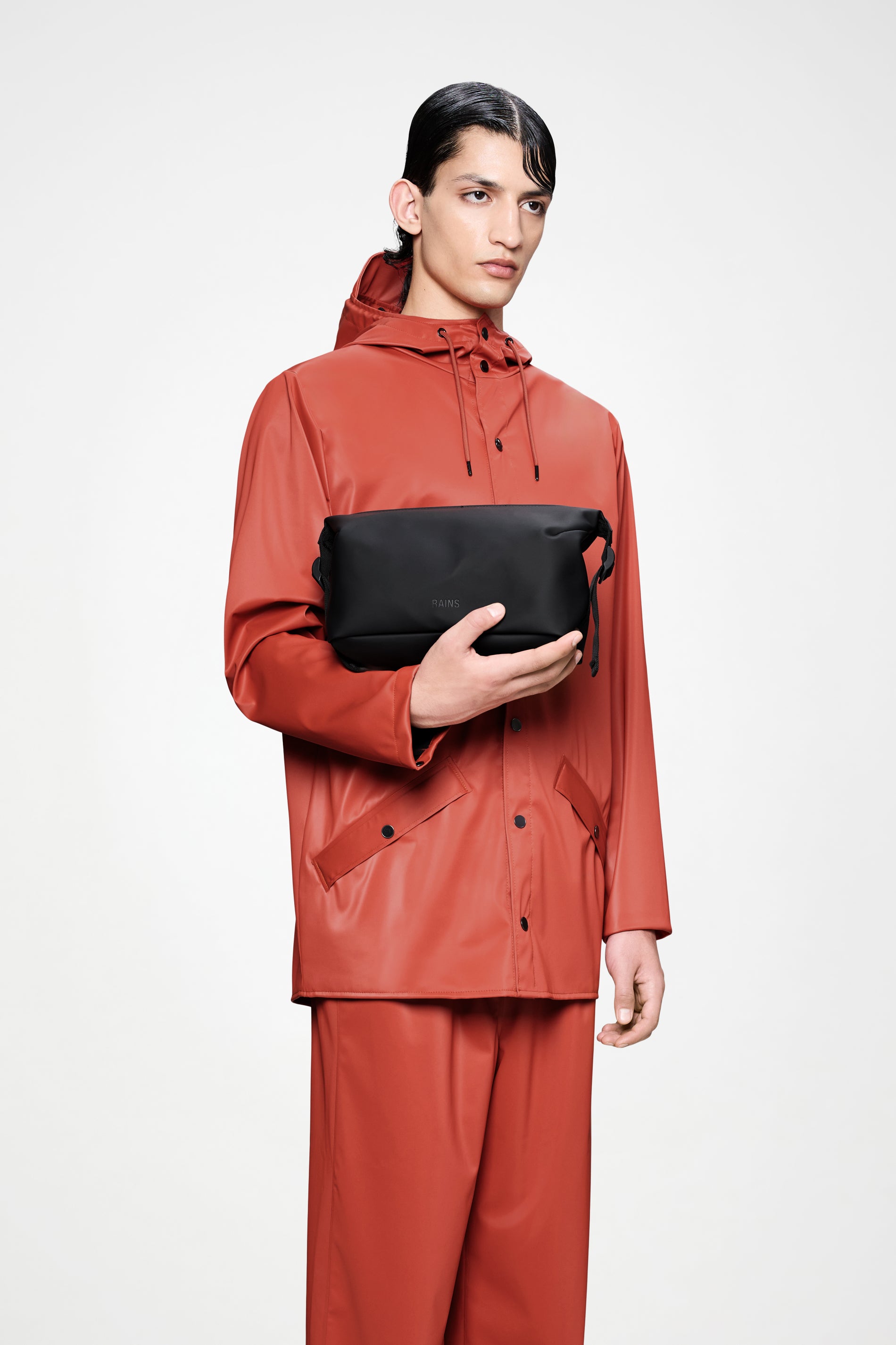 RAINS Hilo Wash Bag Black 5.50L H15 x D13 x W26 cm Wash Bag