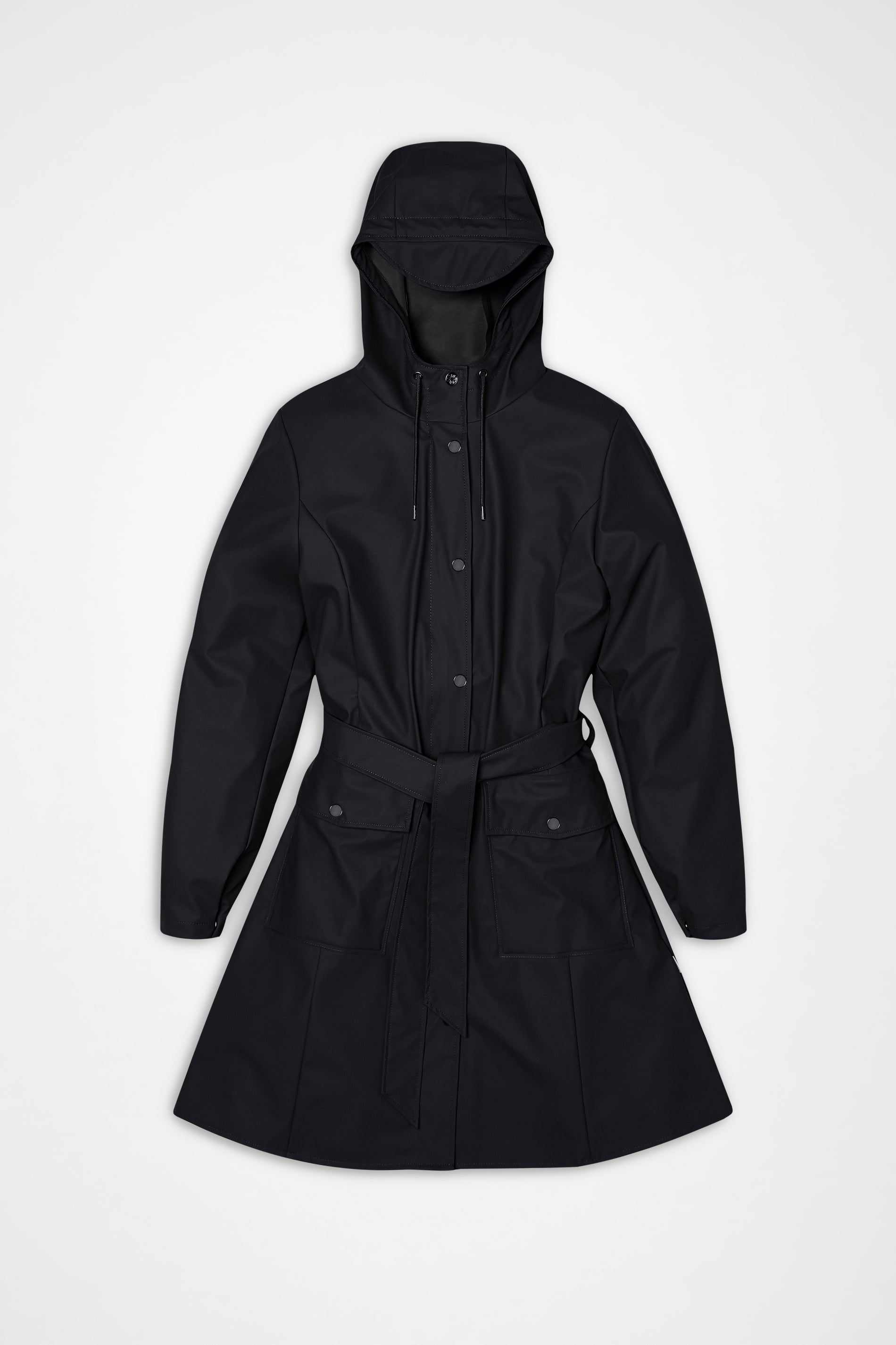 RAINS Curve Long Jacket
Black Jacket