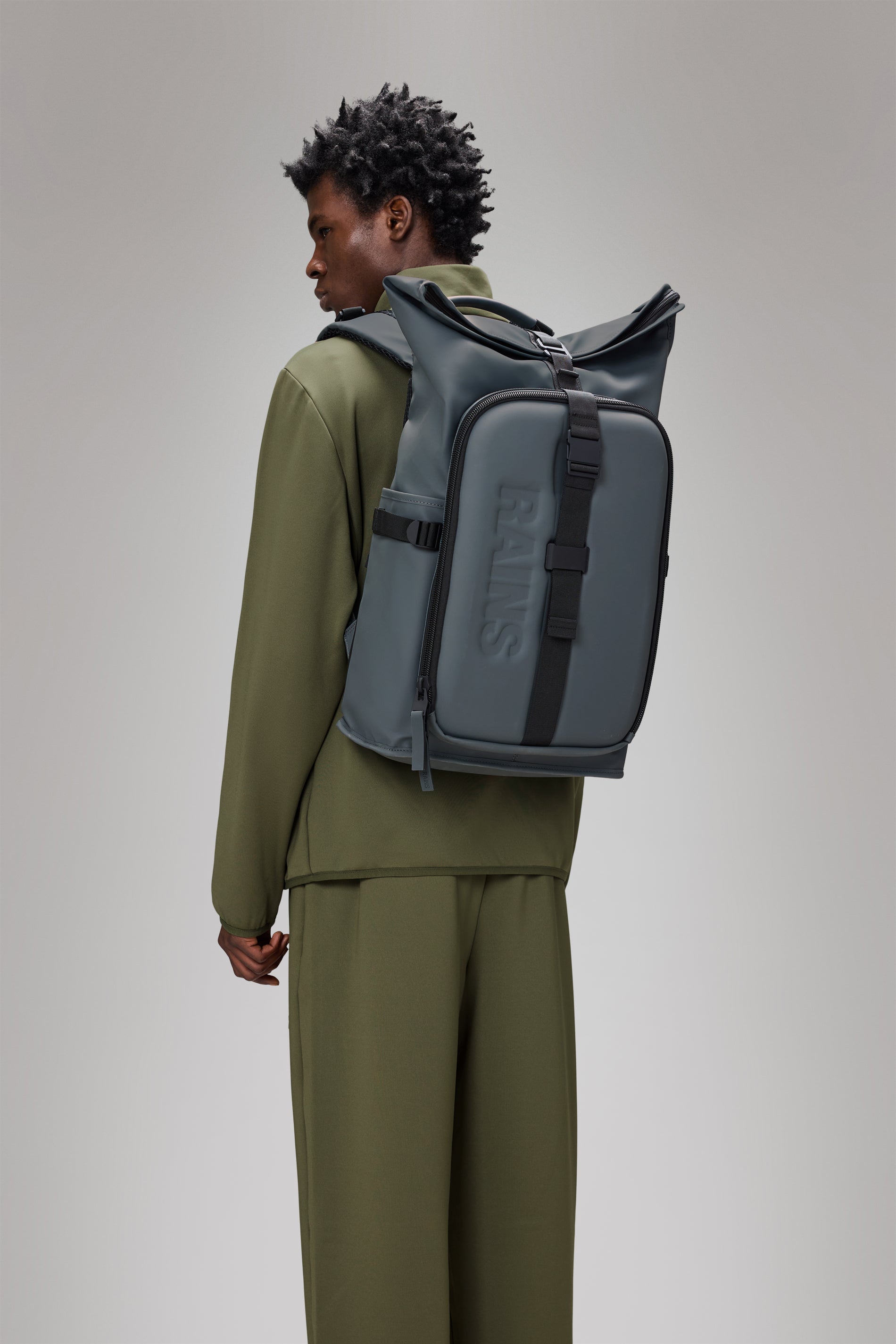 RAINS Texel Moulded Backpack Lagoon 23L H61 x D15 x W37 cm Backpack