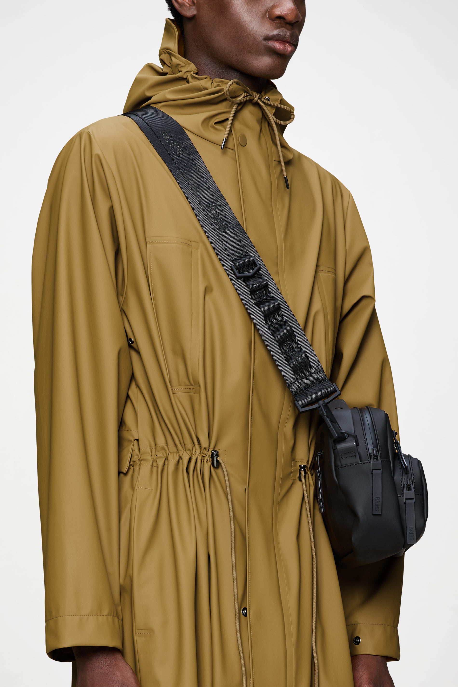 RAINS Crossbody Strap Black Strap