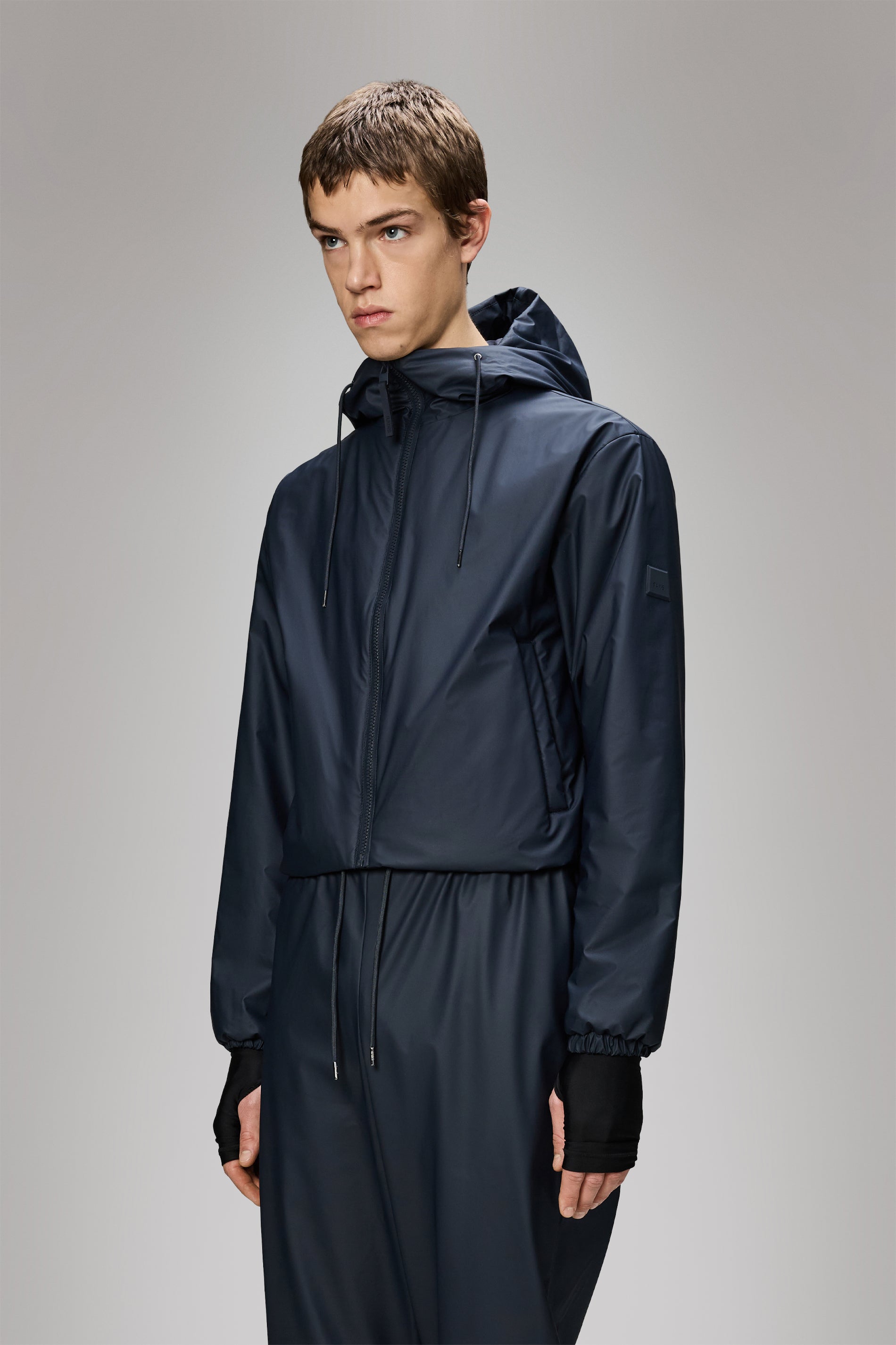 Rains Lohja Short Insulated Jacket Navy Jacket