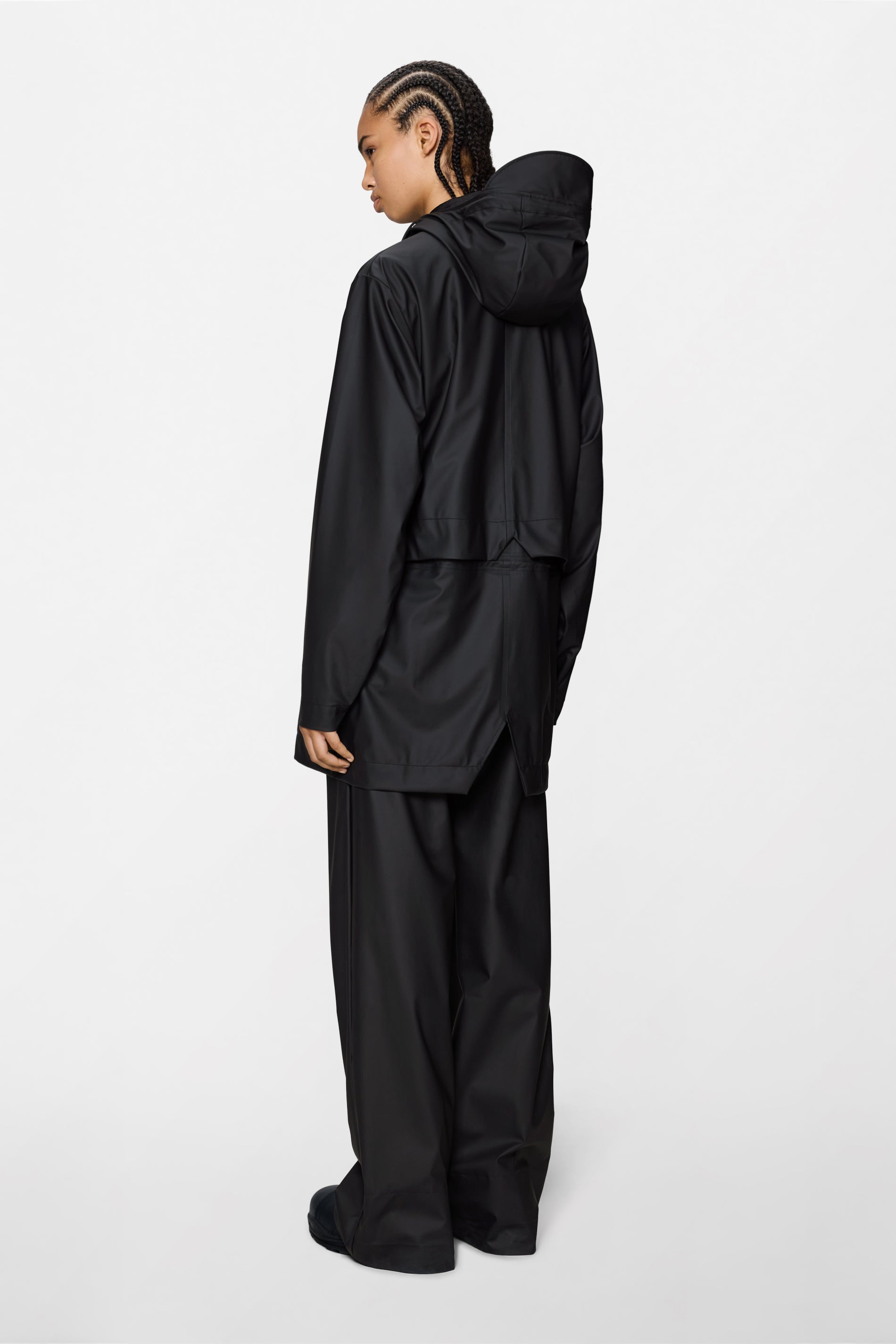 RAINS Bold Long Jacket Black Jacket