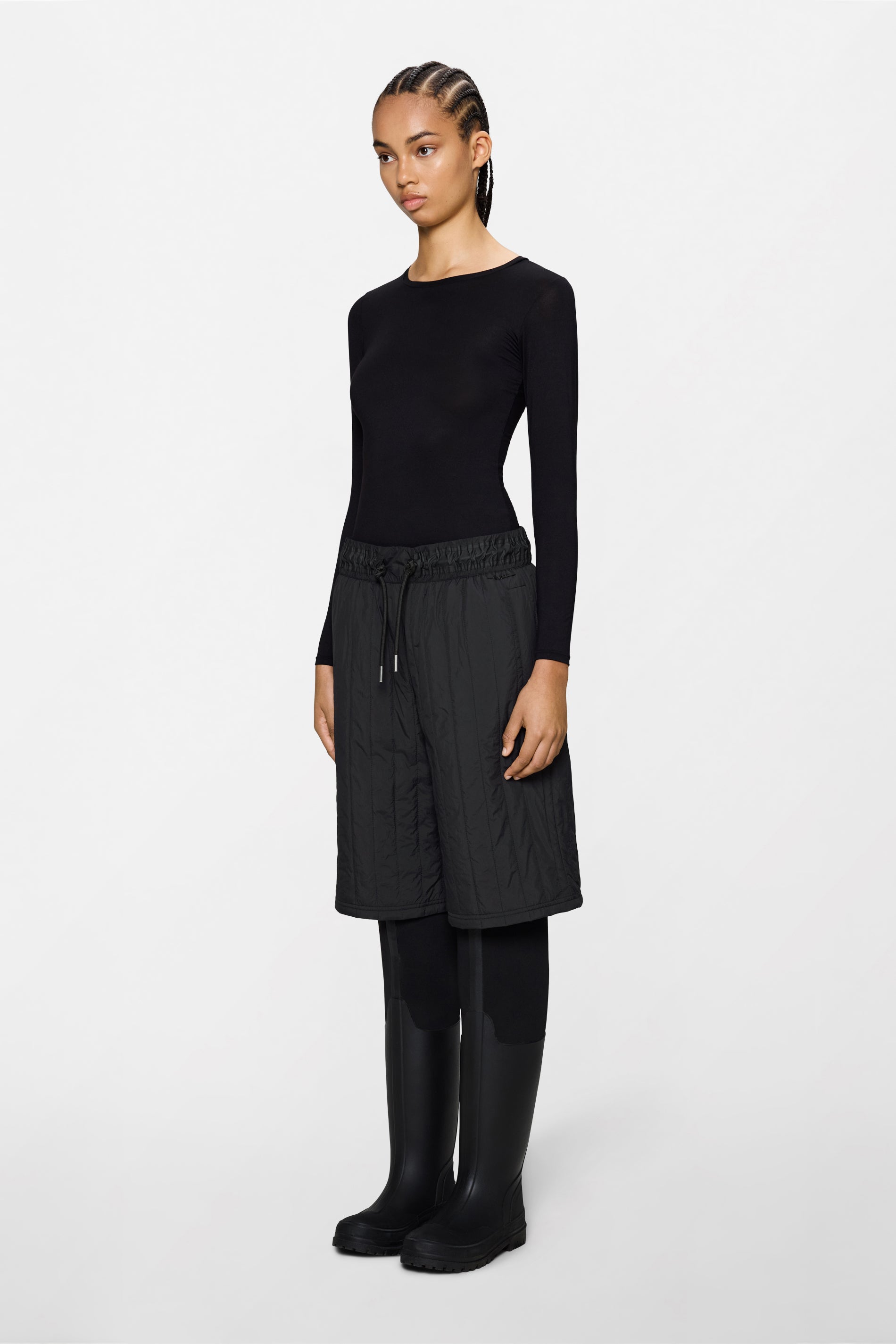 RAINS Koya Vision Shorts Black Pants