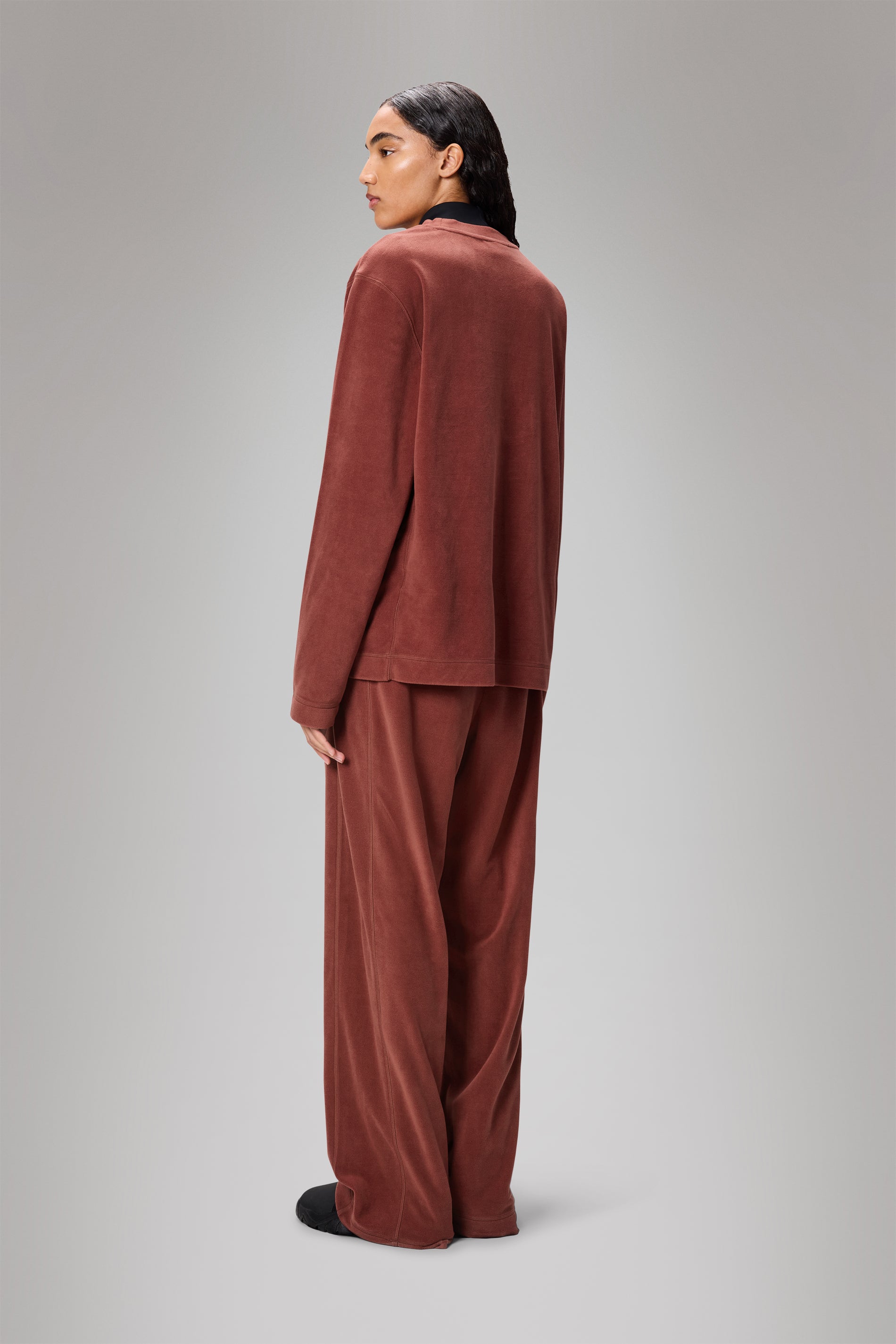 RAINS Addis Fleece Crewneck Honor Crew Neck