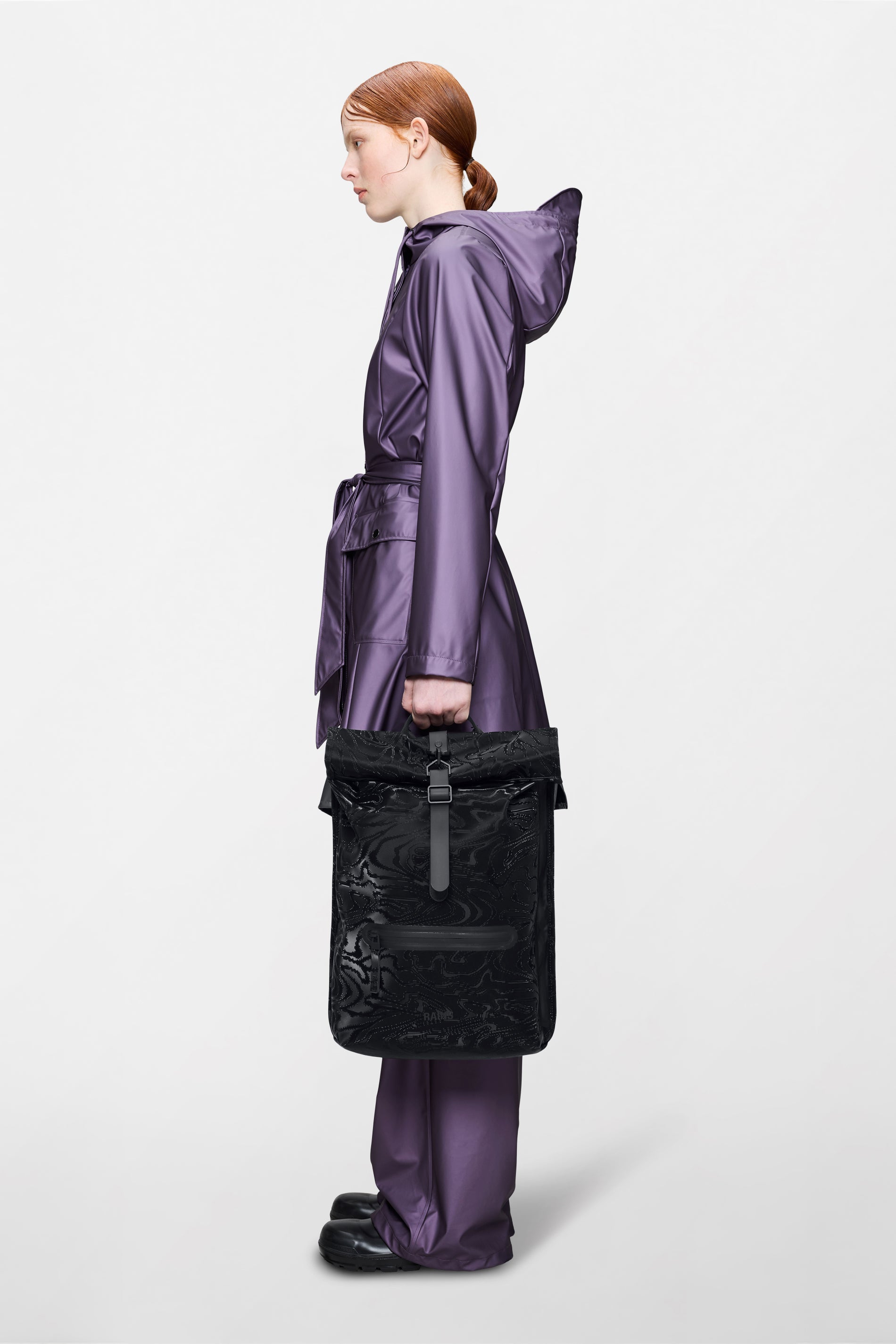 RAINS Rolltop Rucksack Amp 19L H60 x D11 x W32 cm Backpack