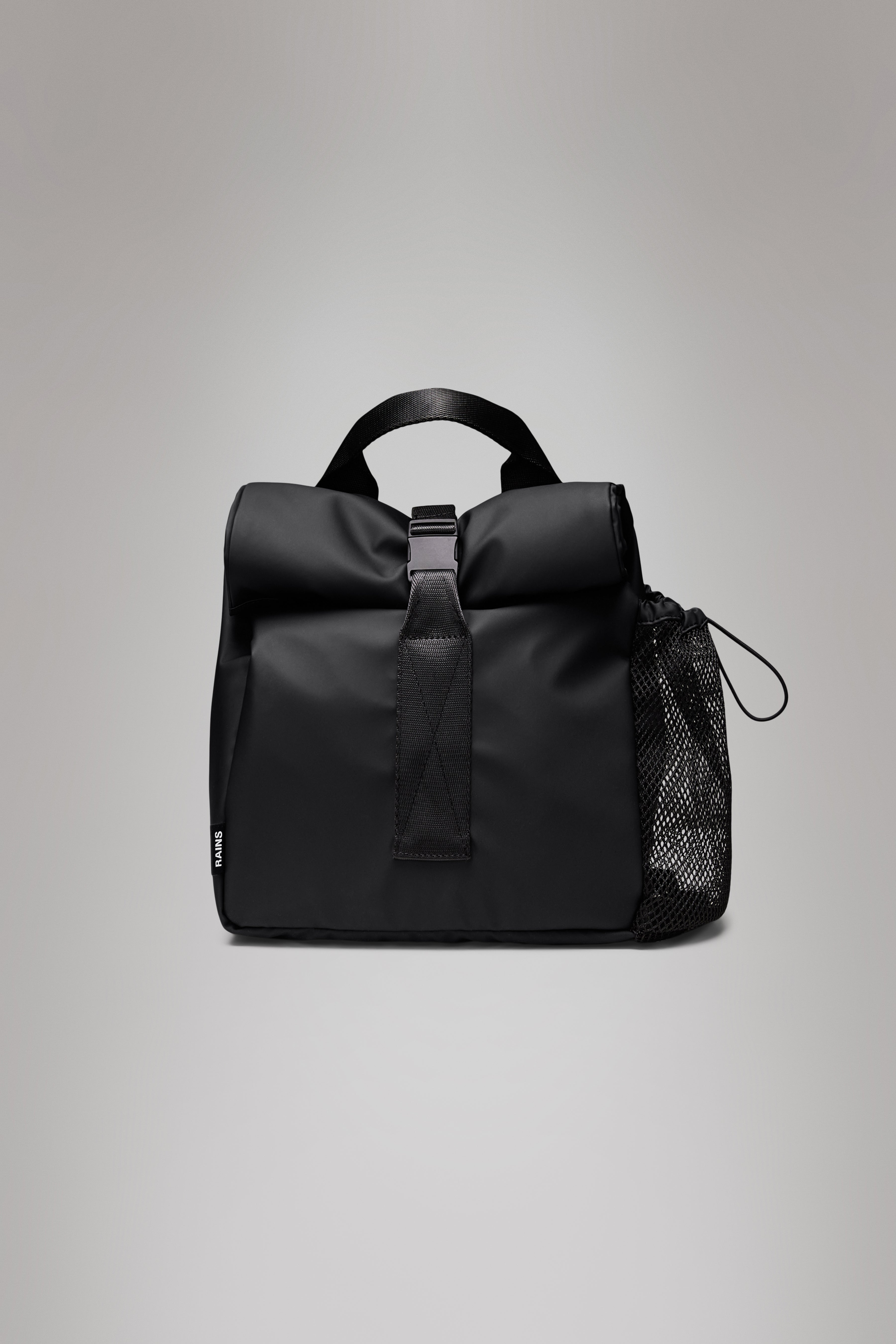 Rains Lunch Bag Large Black 8L H24 x D14 x W24 cm Personal Storage