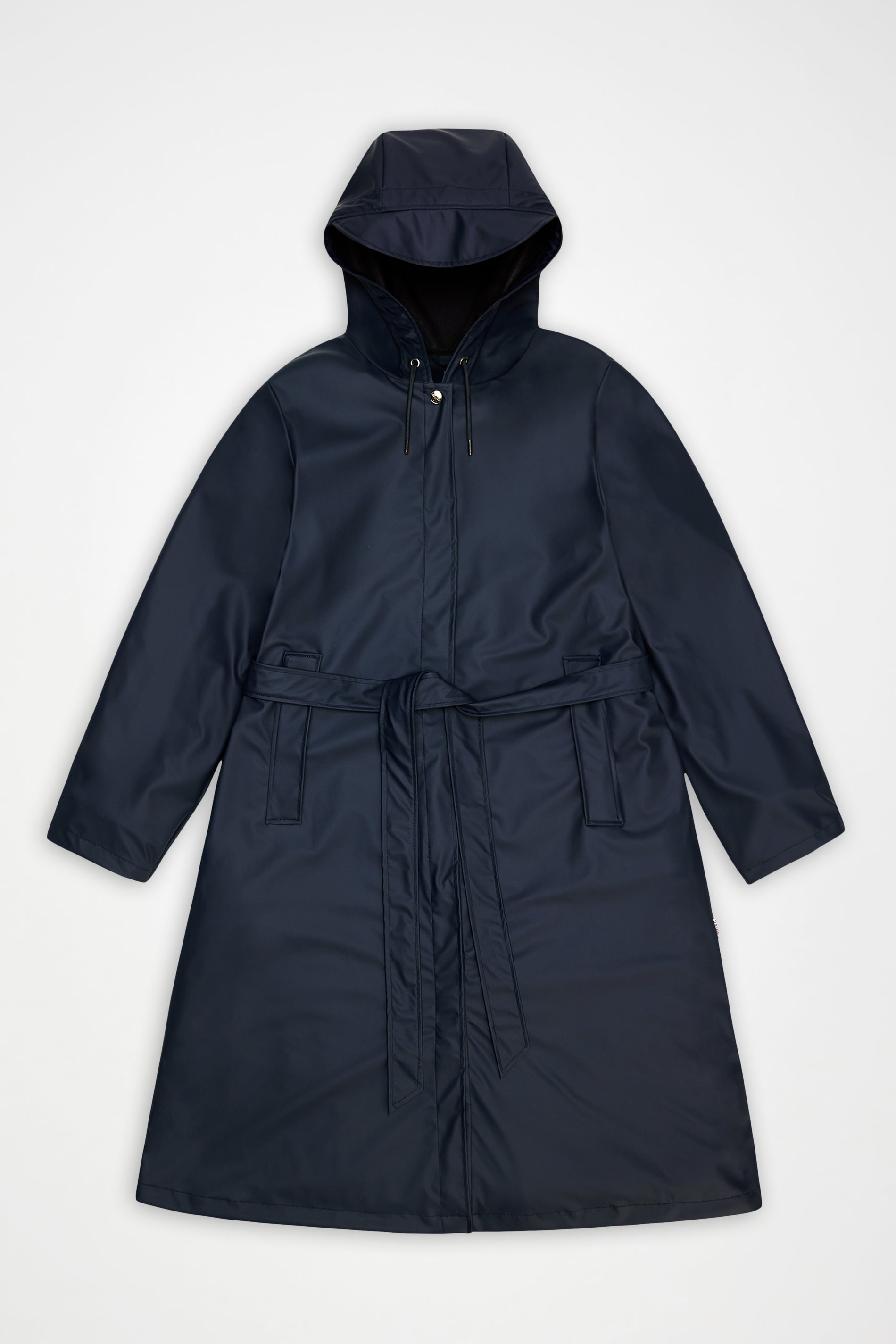 RAINS A-Line Longer W Jacket Navy Jacket