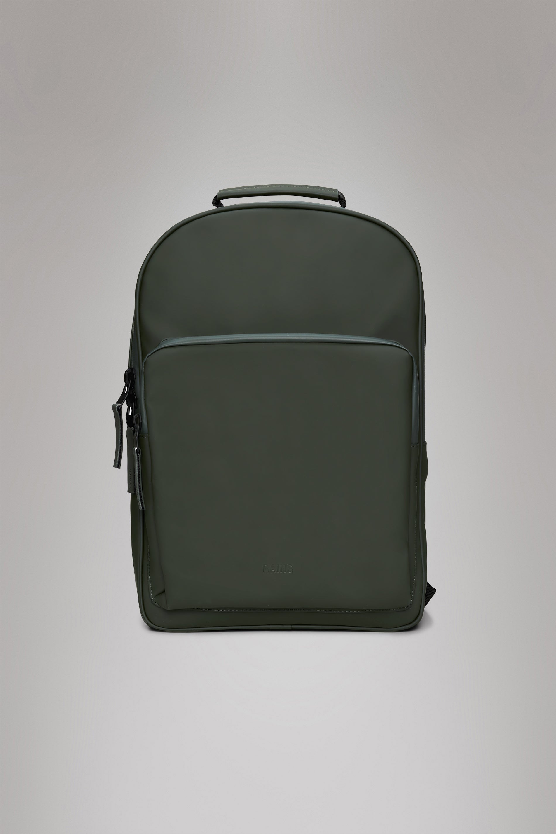 RAINS Book Daypack Large Green 15L H45 x D12 x W30 cm Backpack