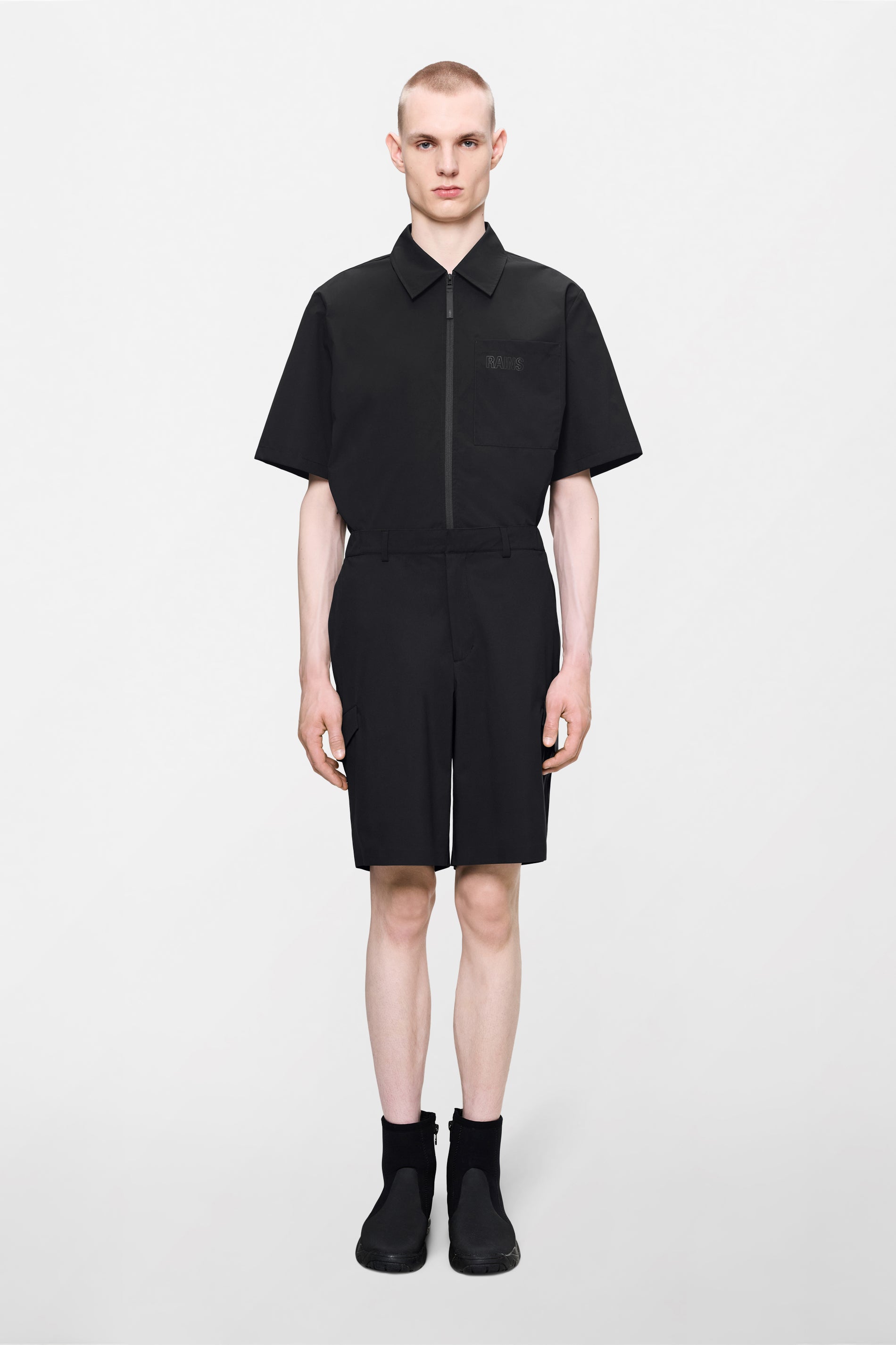 RAINS Suva Hardshell Shorts Black Pants