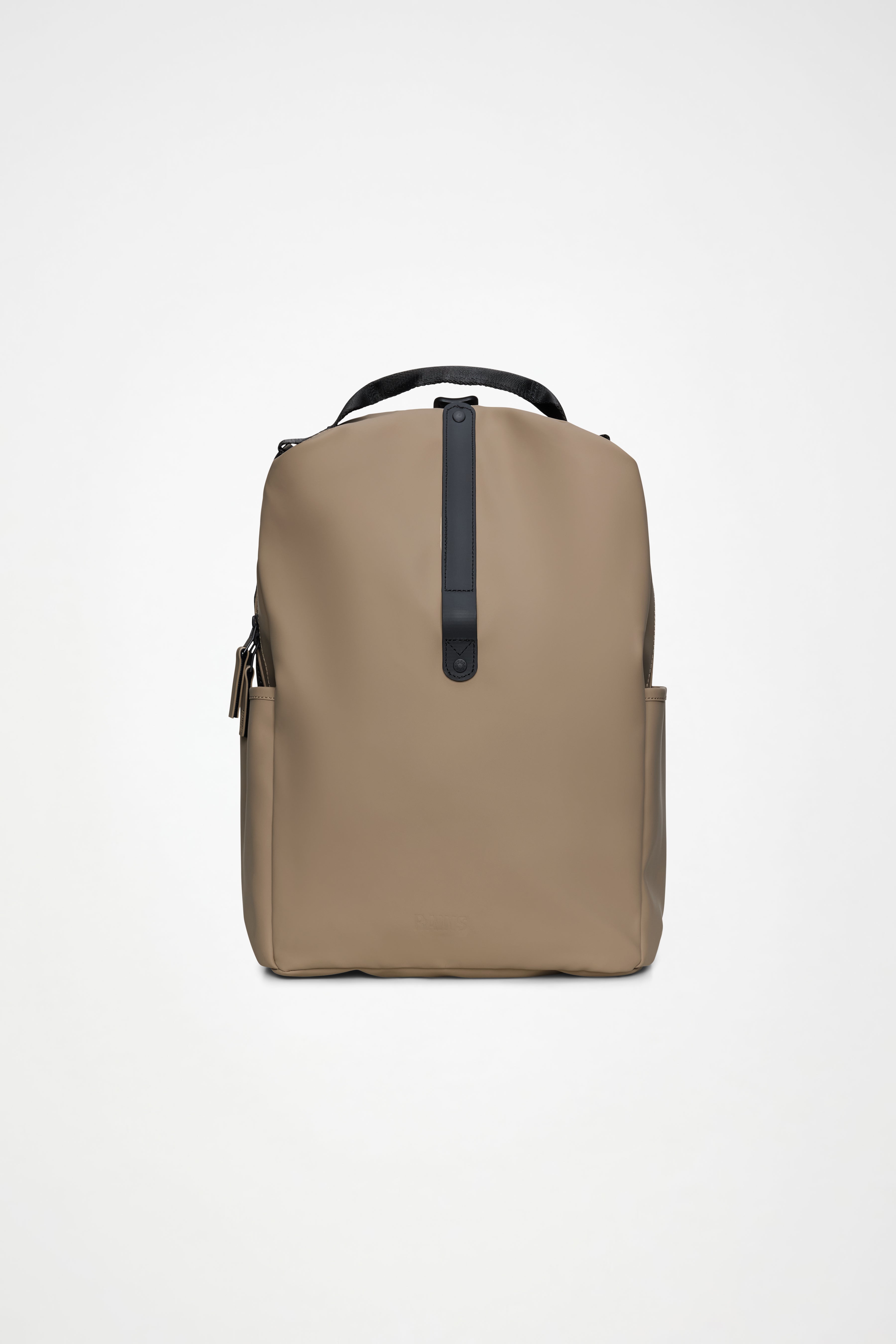 RAINS Clip Front Backpack Beige Backpack