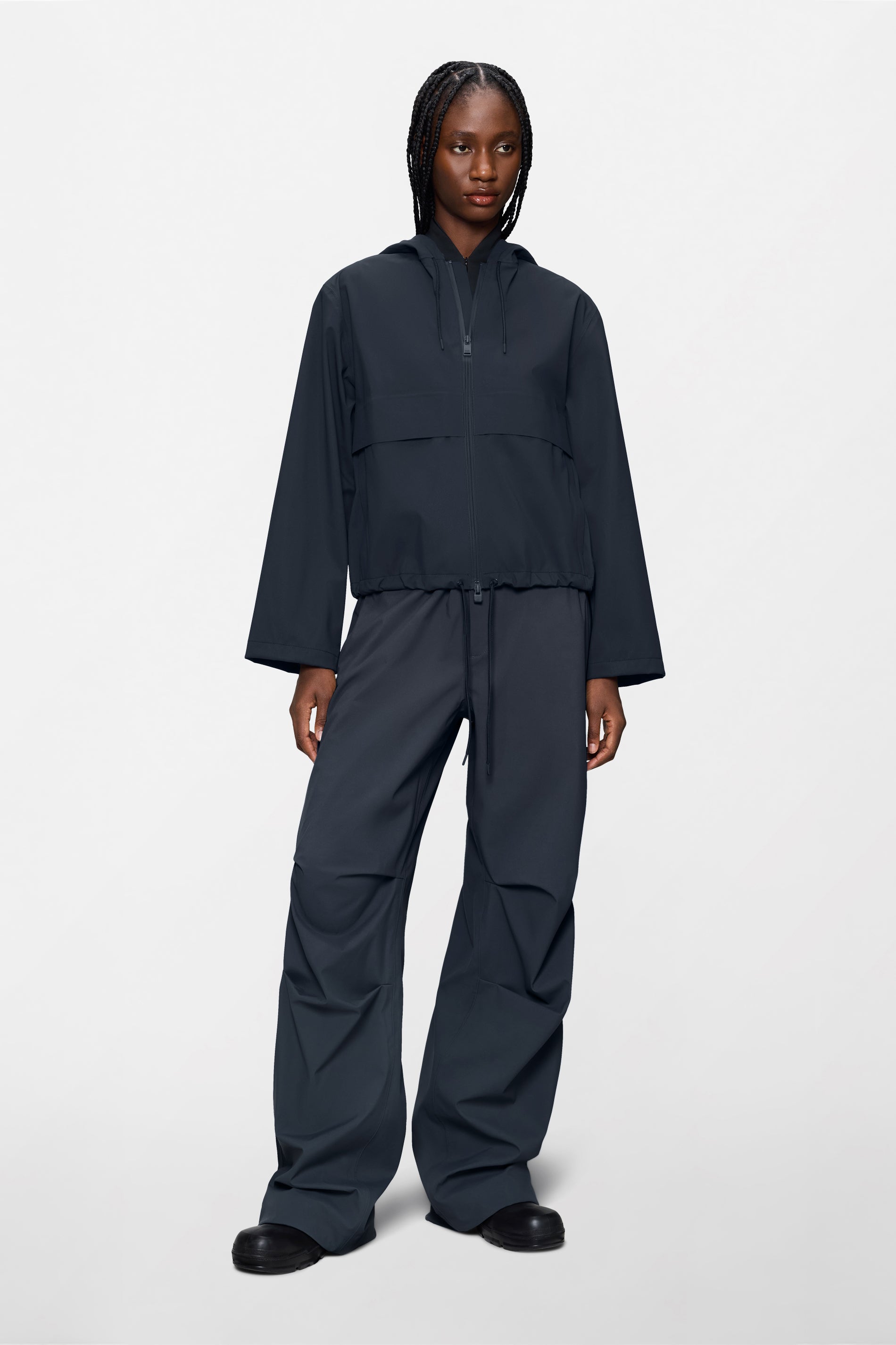 RAINS Suva Hardshell Short String W Jacket Navy Jacket