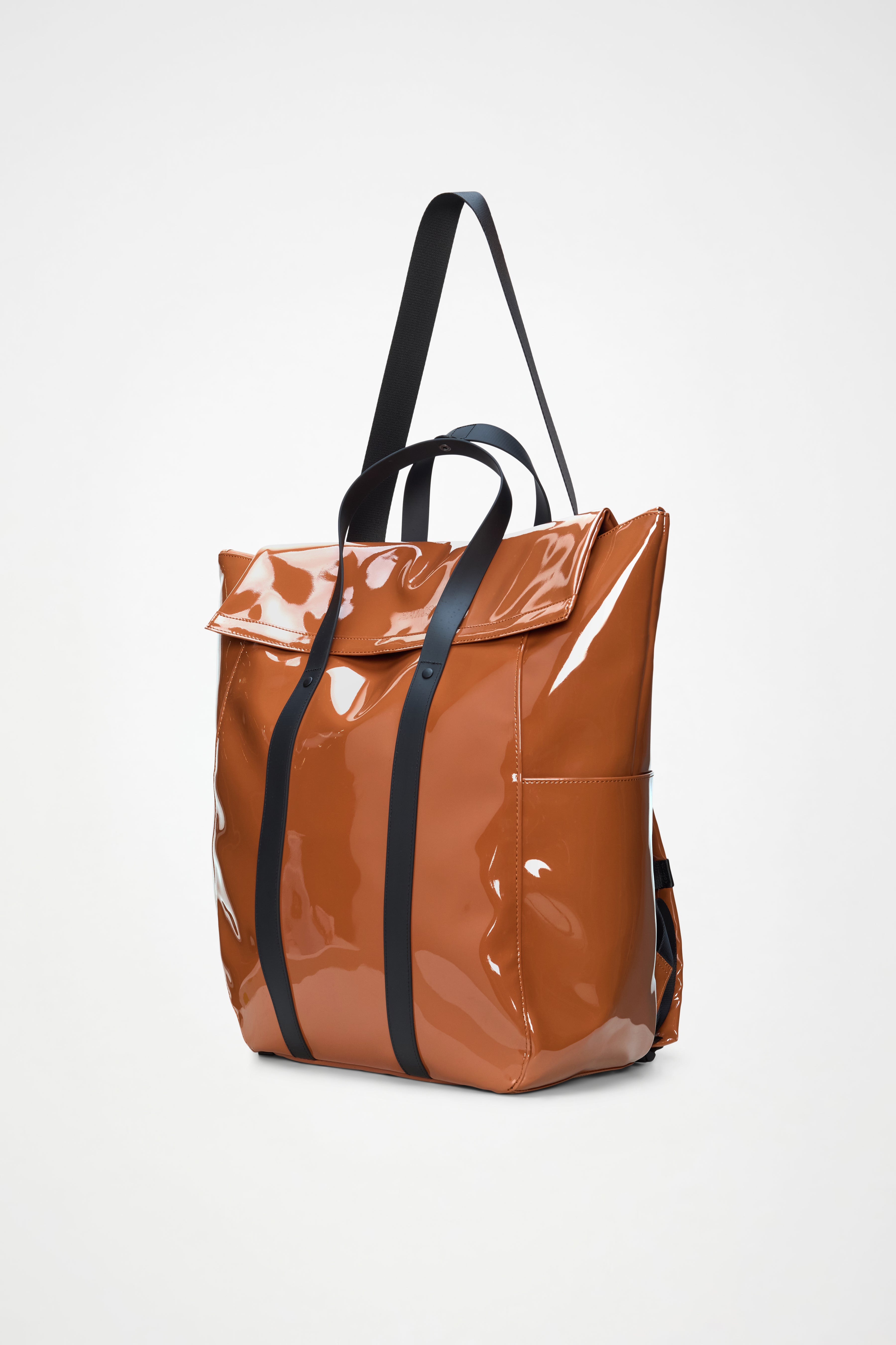 RAINS 2 Way Tote Bag Large Ochre Tote