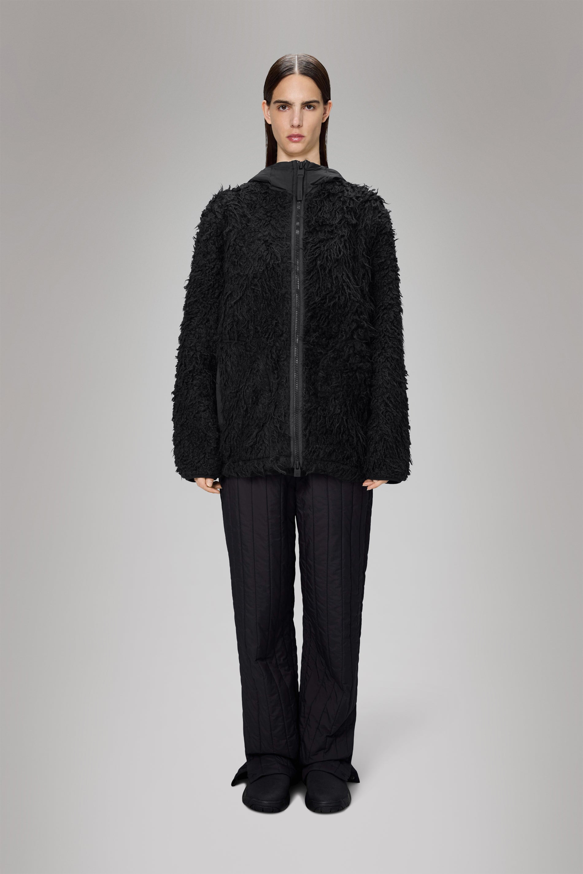 Rains Trikala Vision Fleece Jacket Black Jacket