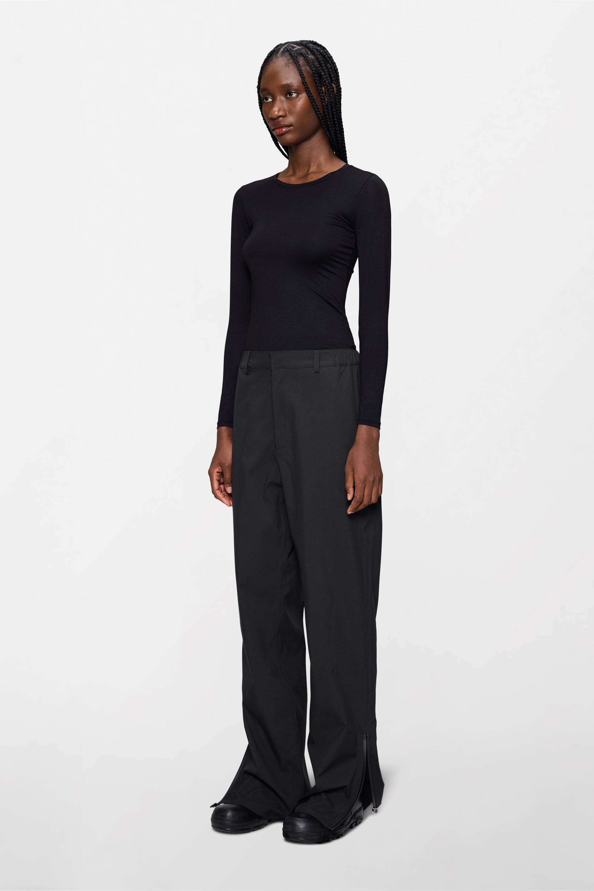 RAINS Suva Hardshell Pants Regular Black Pants