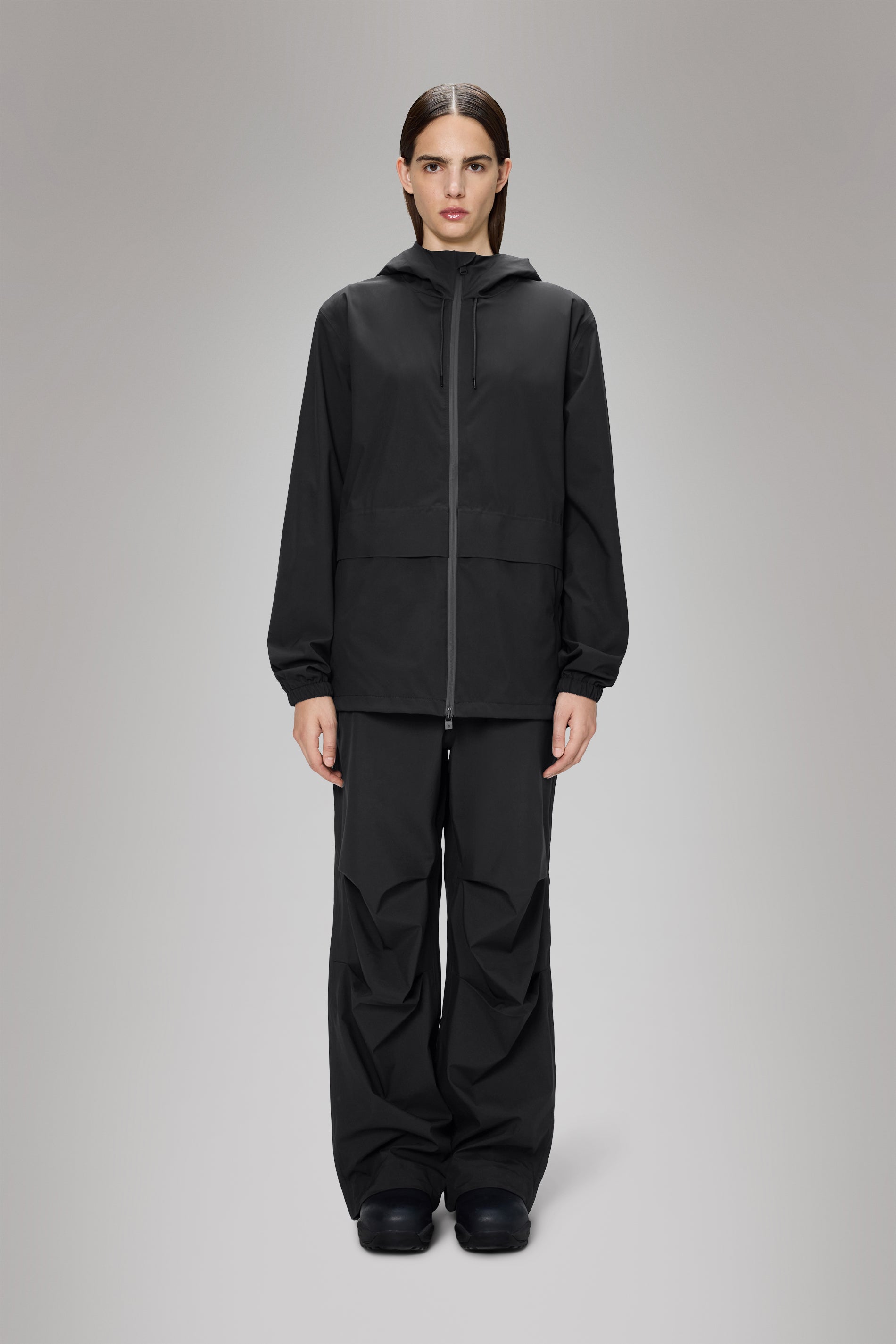 RAINS Suva Hardshell Pocket Jacket Black Jacket