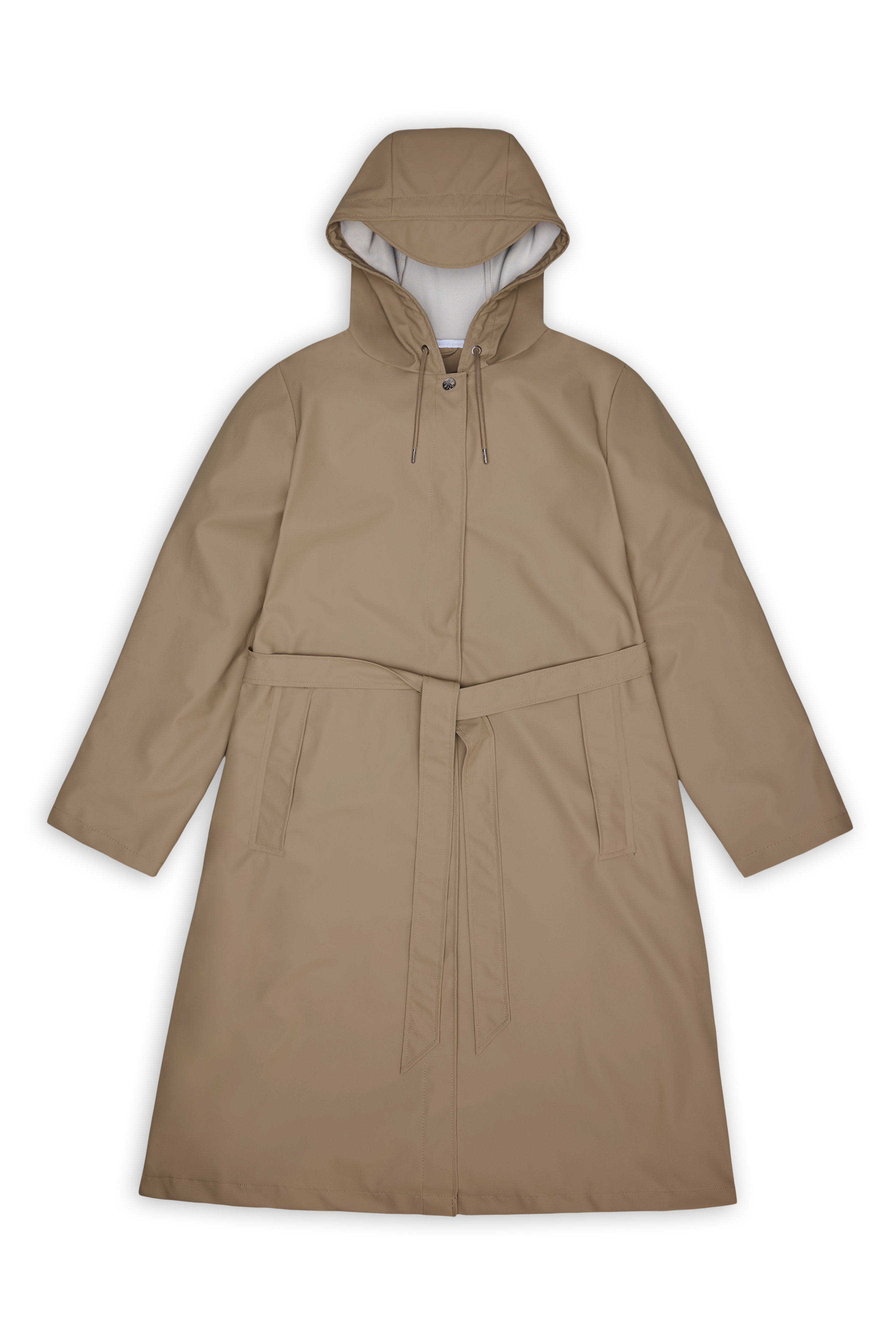 RAINS A-Line Longer W Jacket Beige Jacket