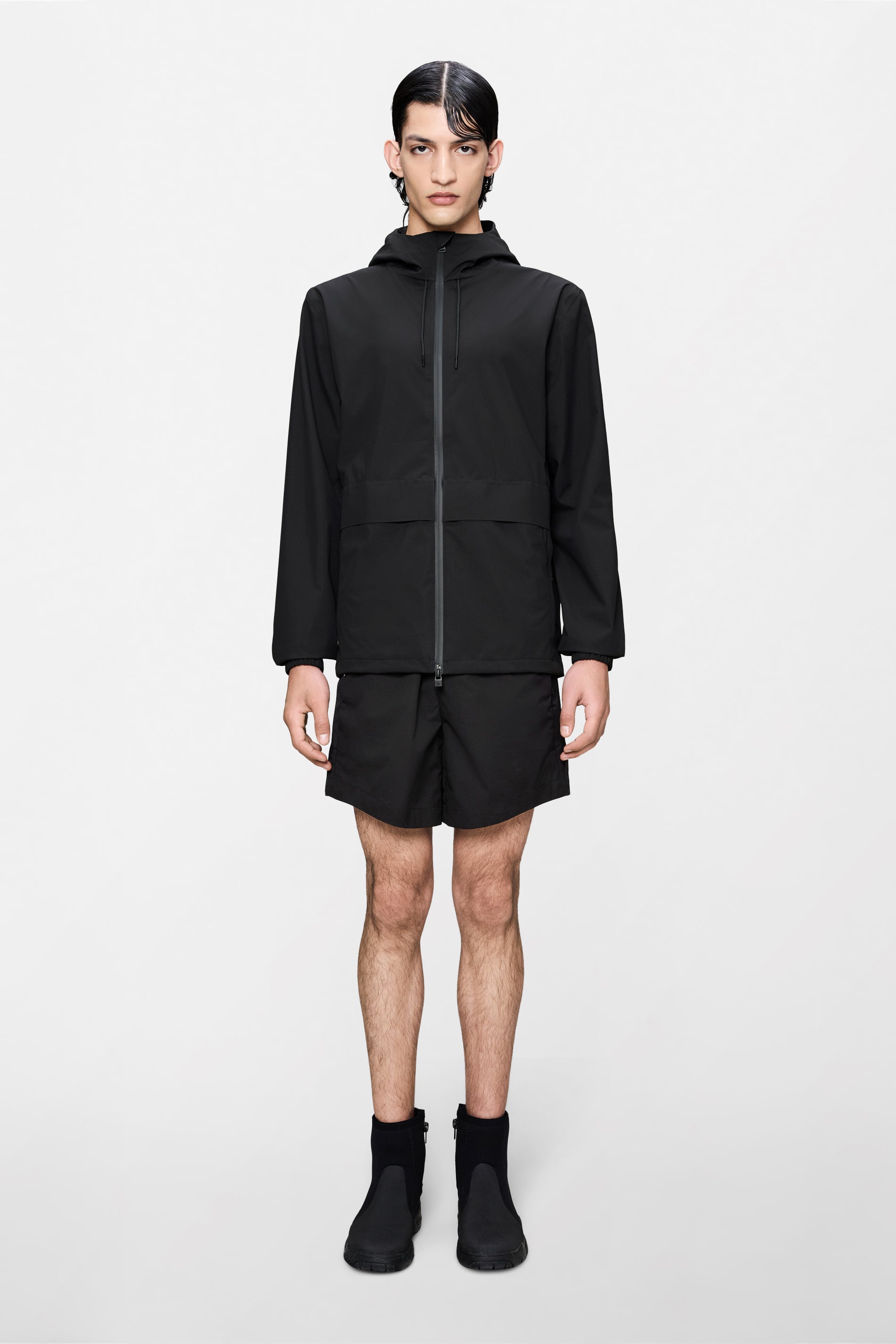 RAINS Suva Hardshell Pocket Jacket Black Jacket