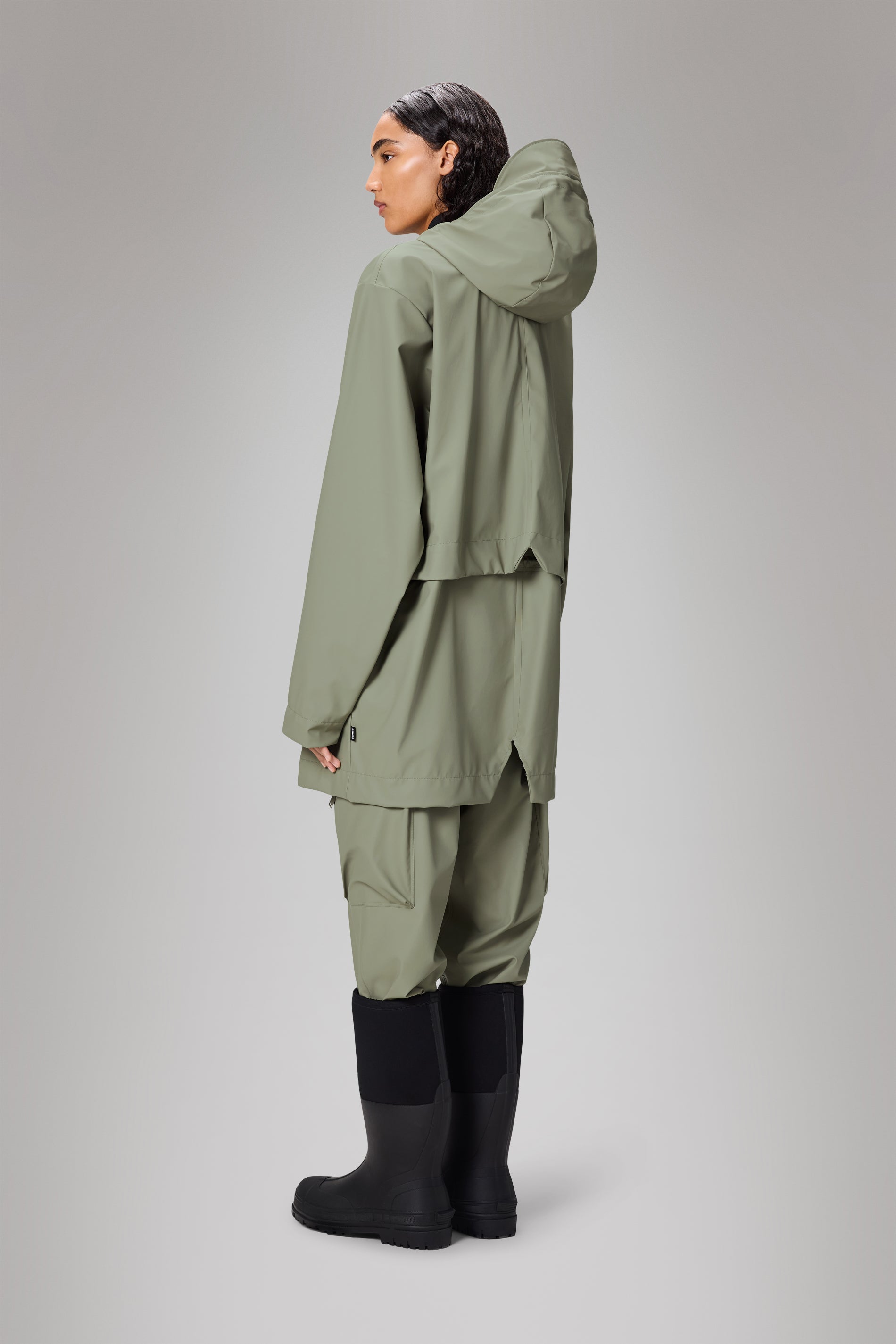 RAINS Bold Long Jacket Drift Jacket