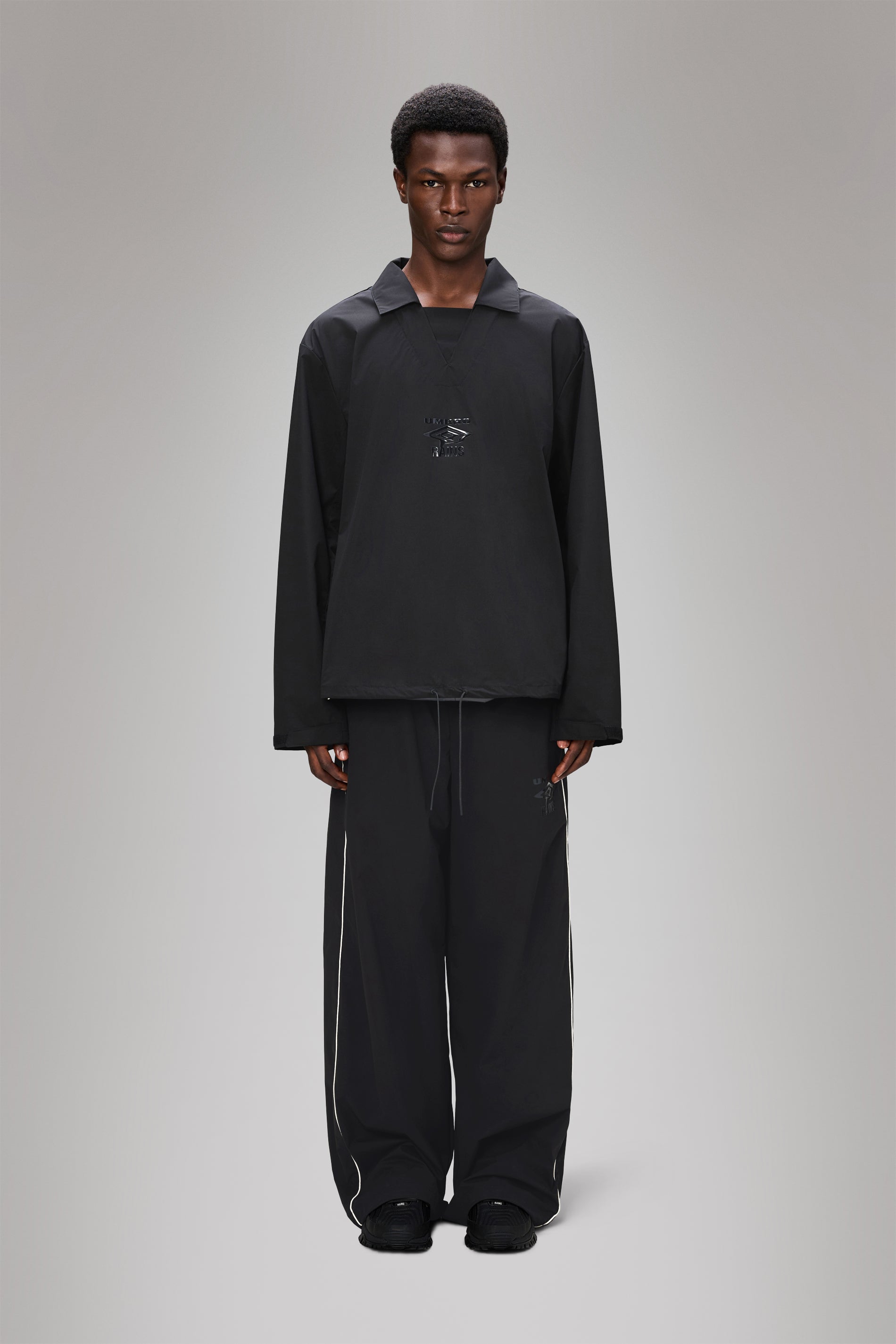 RAINS Rains x Umbro Drill Top Black Long Sleeve