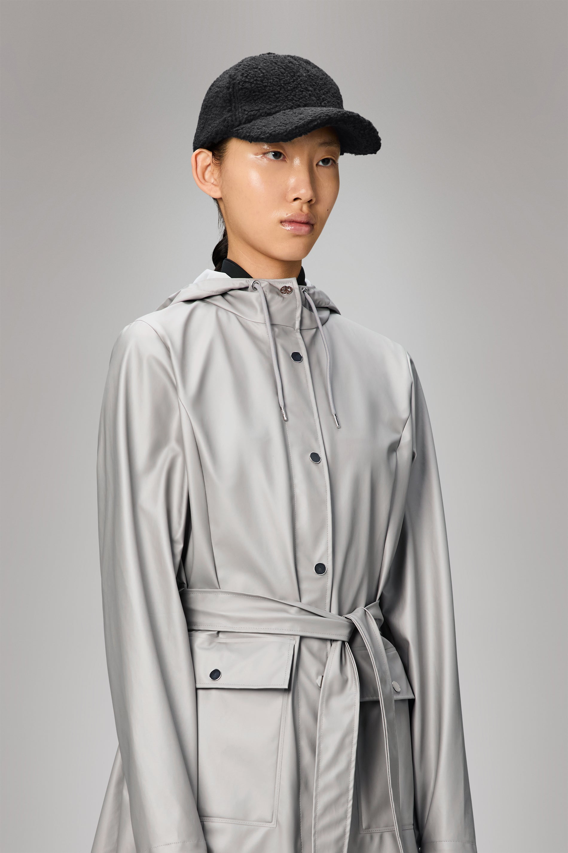 RAINS Fleece Cap Black Headwear