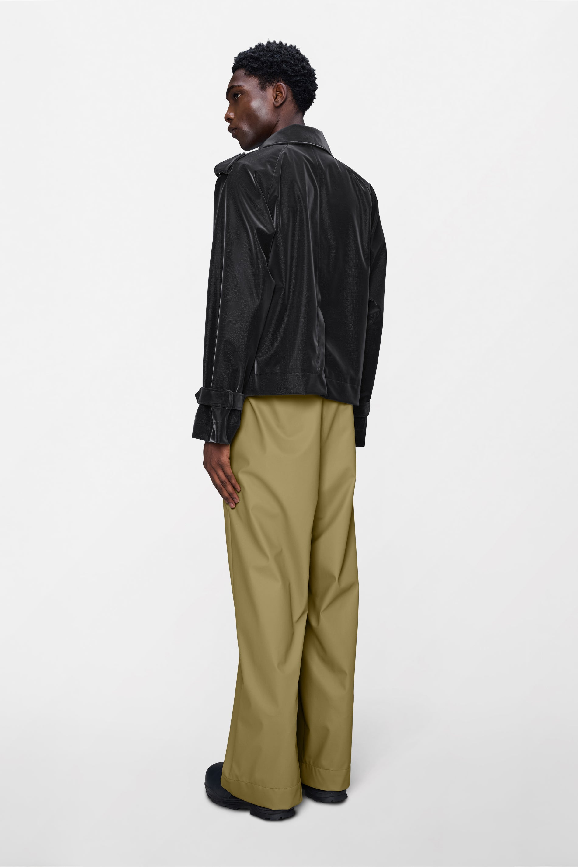 RAINS Short Trench Coat Bite Jacket