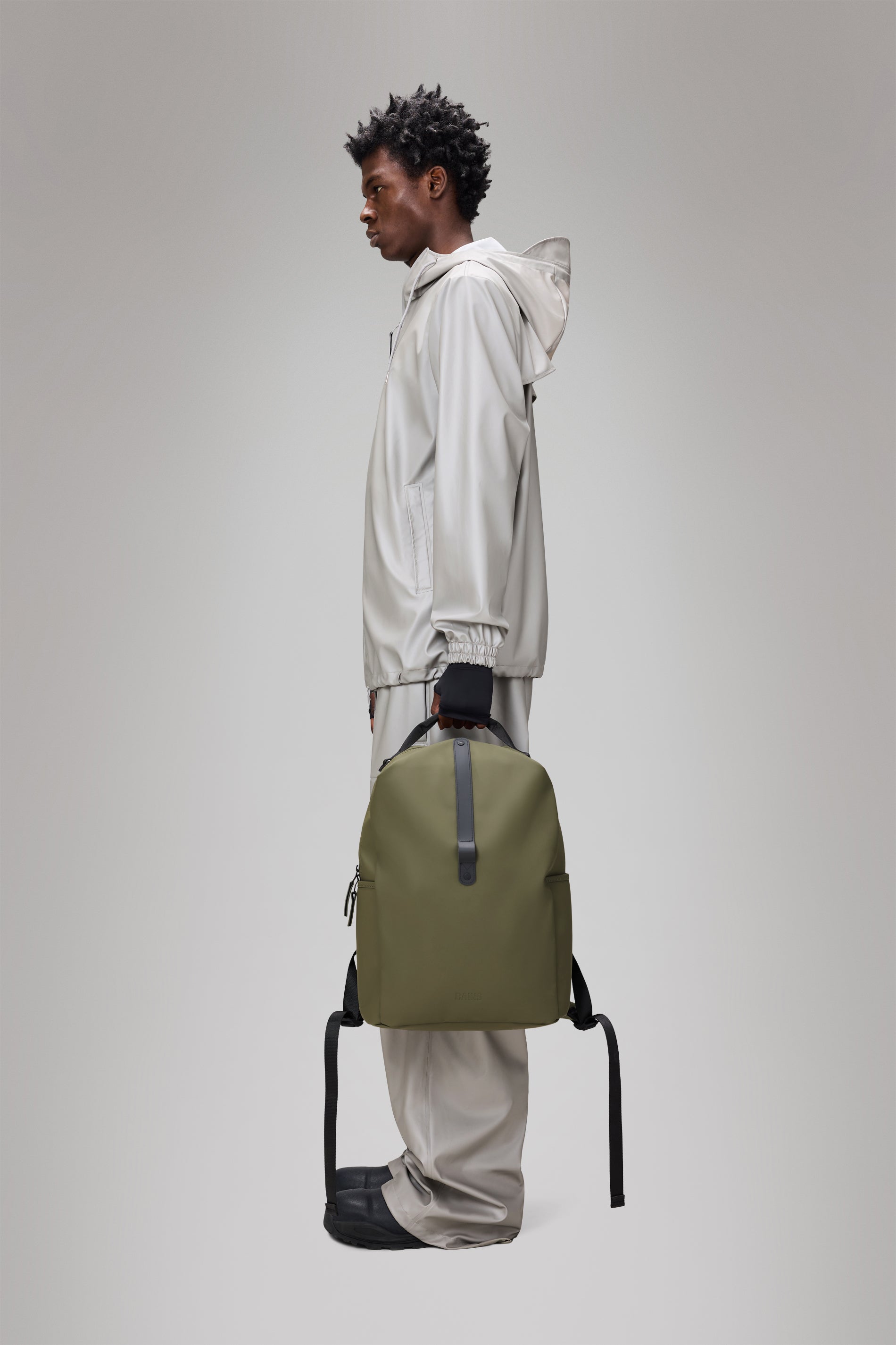 RAINS Clip Front Backpack Marsh Backpack