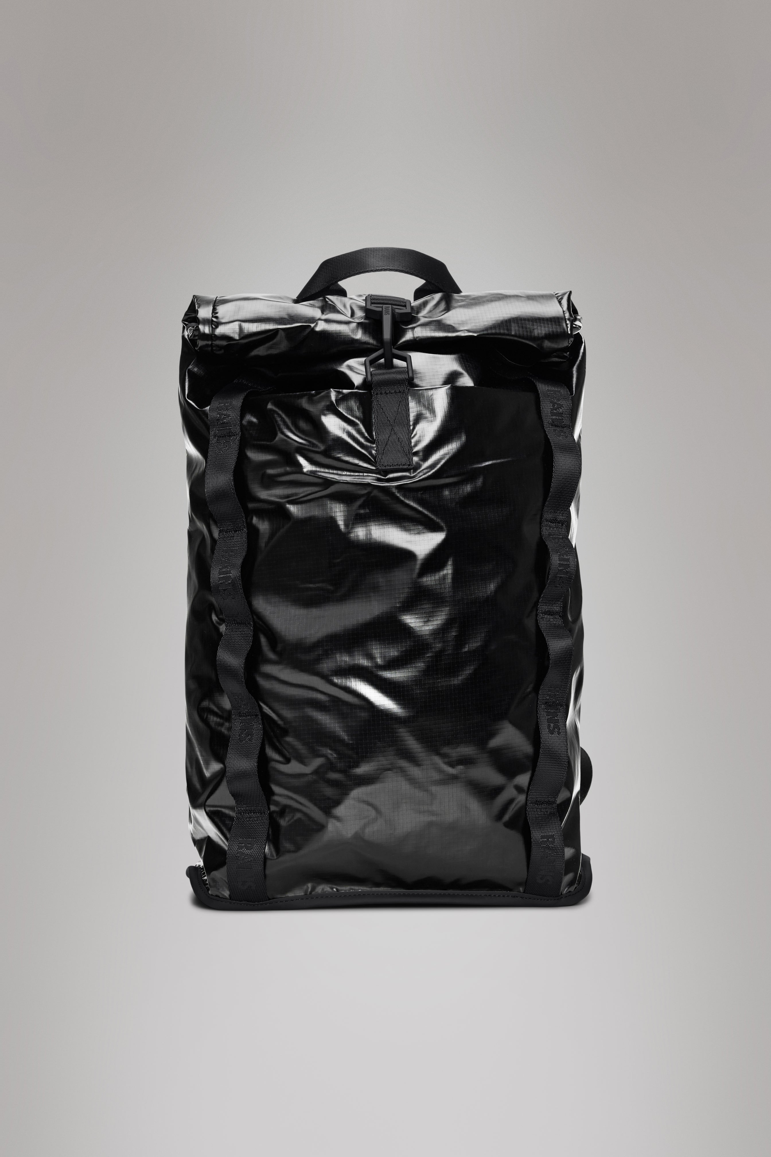 RAINS Sibu Rolltop Rucksack Black Backpack
