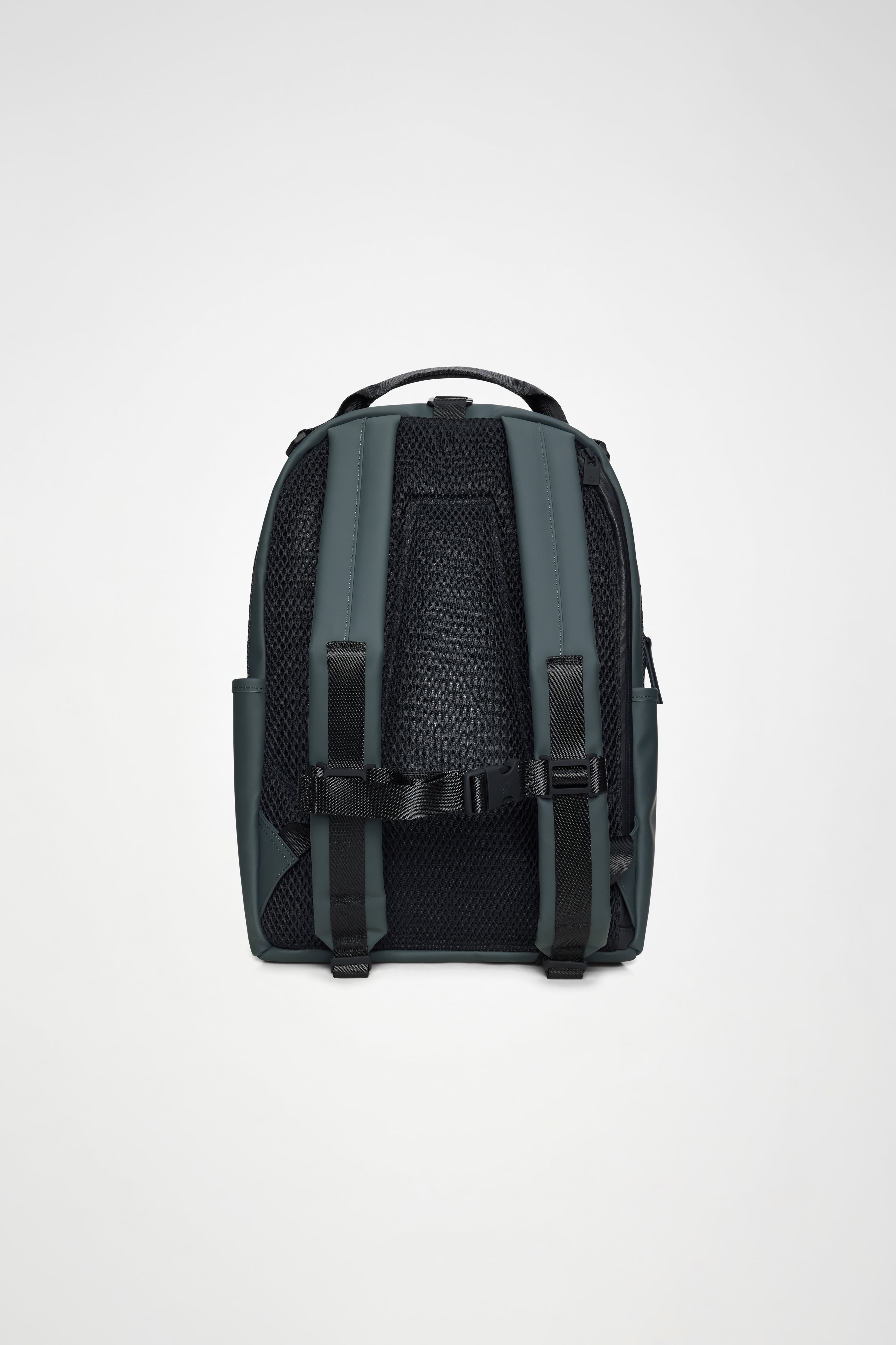 RAINS Clip Front Backpack Dark Grey Backpack
