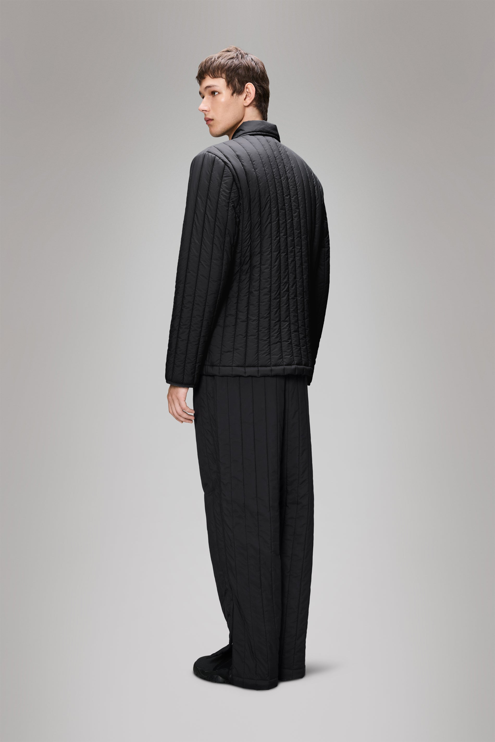 RAINS Banja Liner Overshirt Black Overshirt