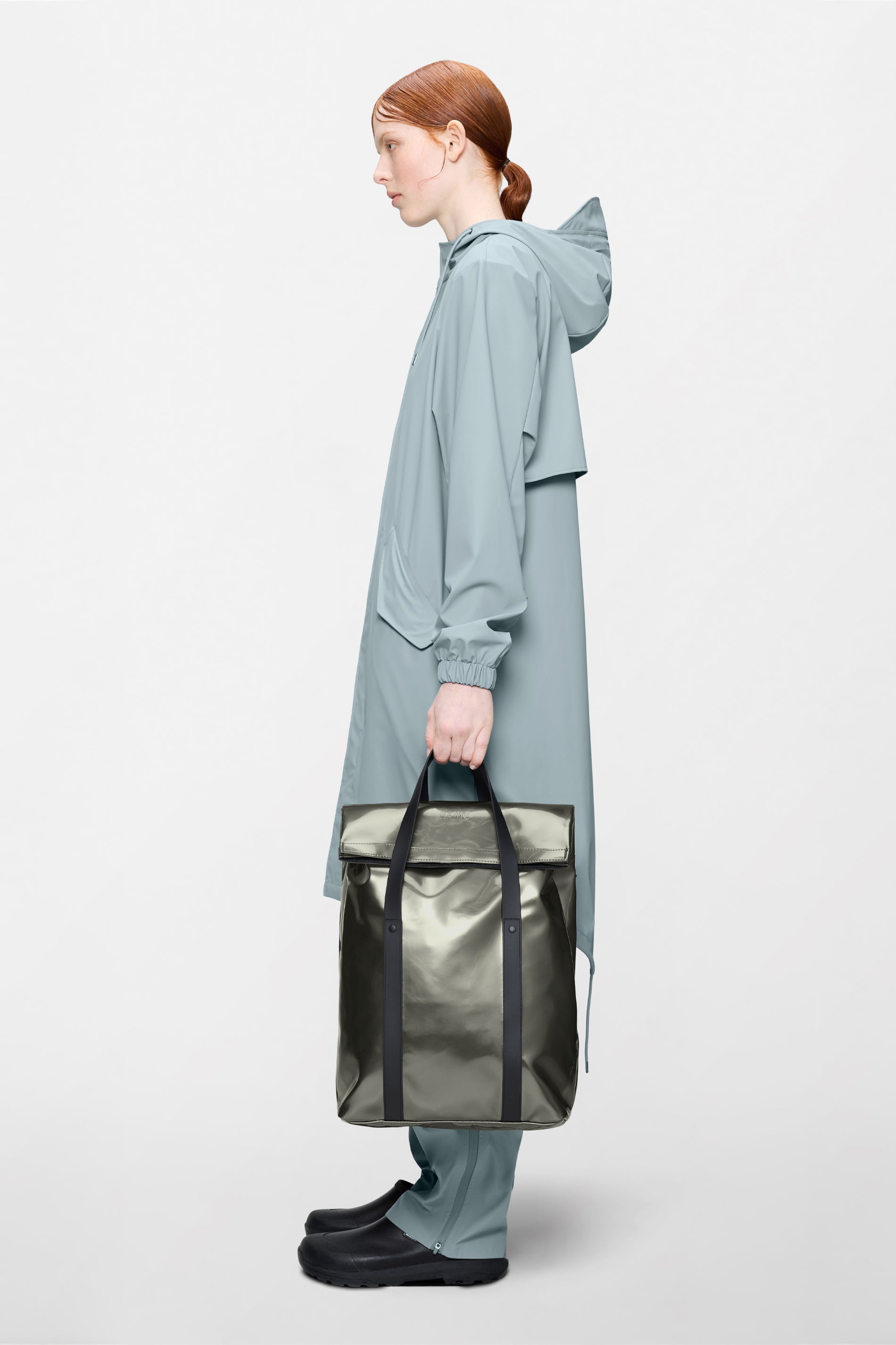 RAINS 2 Way Tote Backpack Raven 15L H58 x D12 x W33 cm Backpack