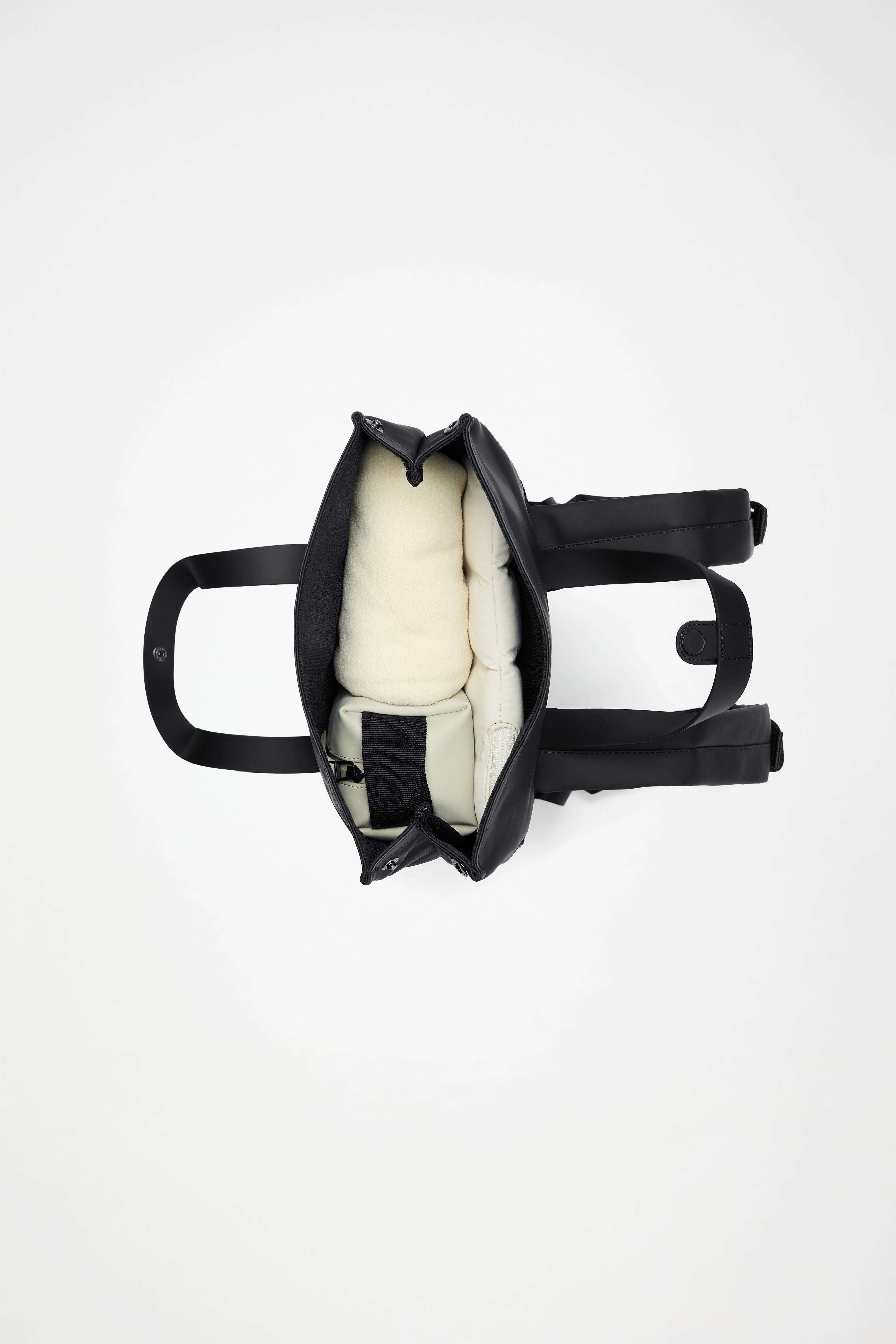 RAINS 2 Way Tote Backpack Mini Black 8L H35.50 x D9 x W25 cm Backpack