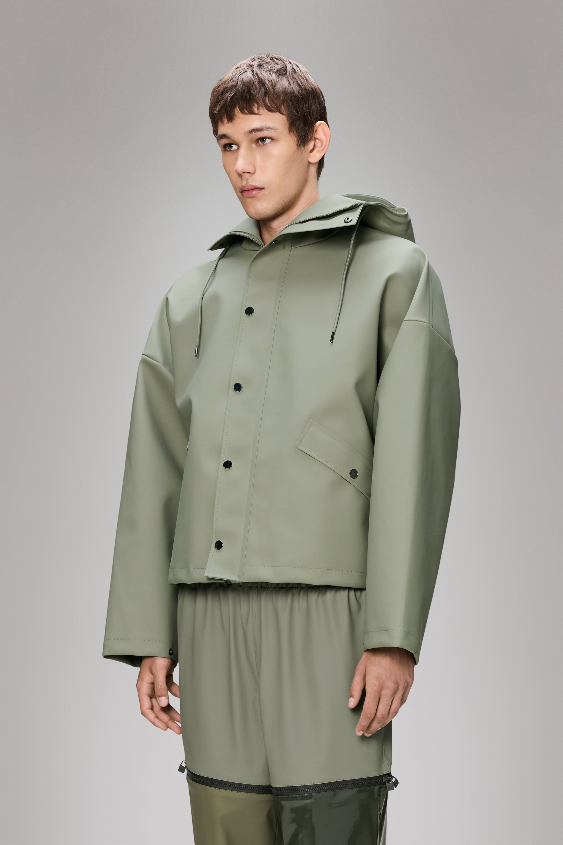 RAINS Vision Rain Jacket Short Drift Jacket