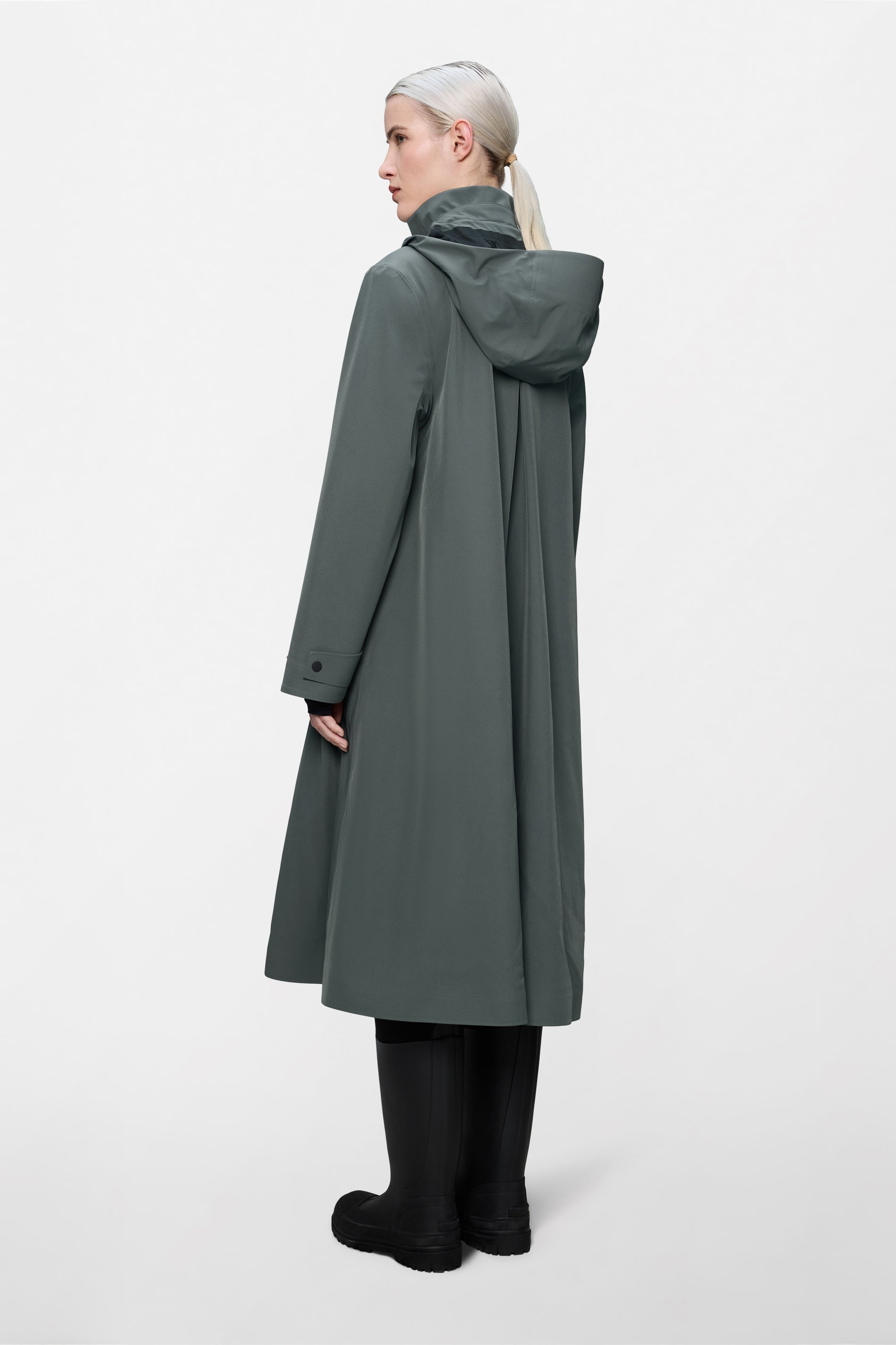 RAINS Suva Softshell A-Line W Jacket Dark Grey Jacket