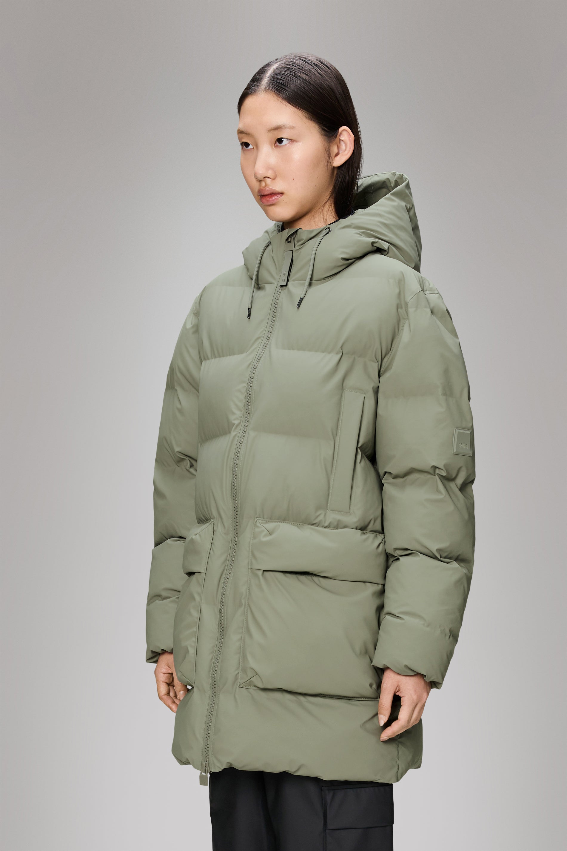 Alta Long Puffer Cargo Jacket