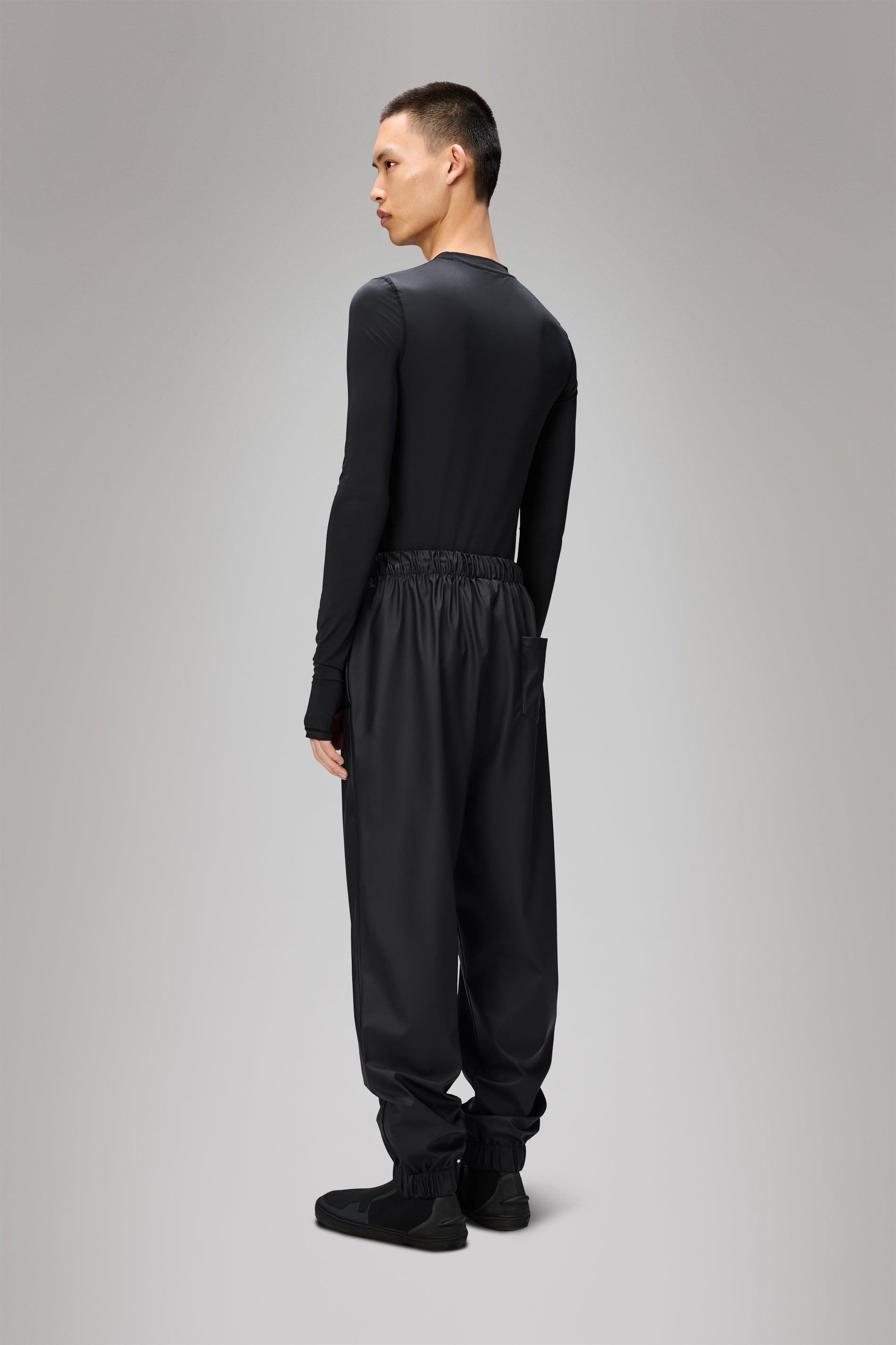 RAINS Rain Pants Regular Black Pants